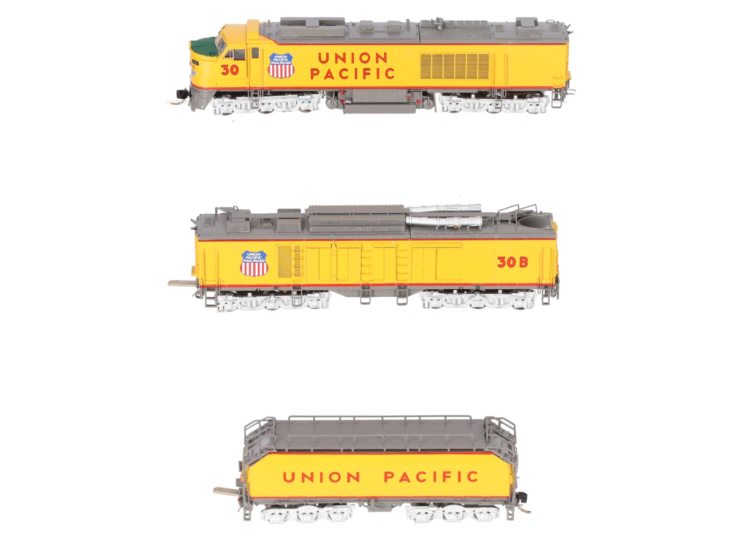 Overland OMI-1849 HO BRASS UP 8500 HP Gas Turbine 3-Unit Diesel Set #1/Box