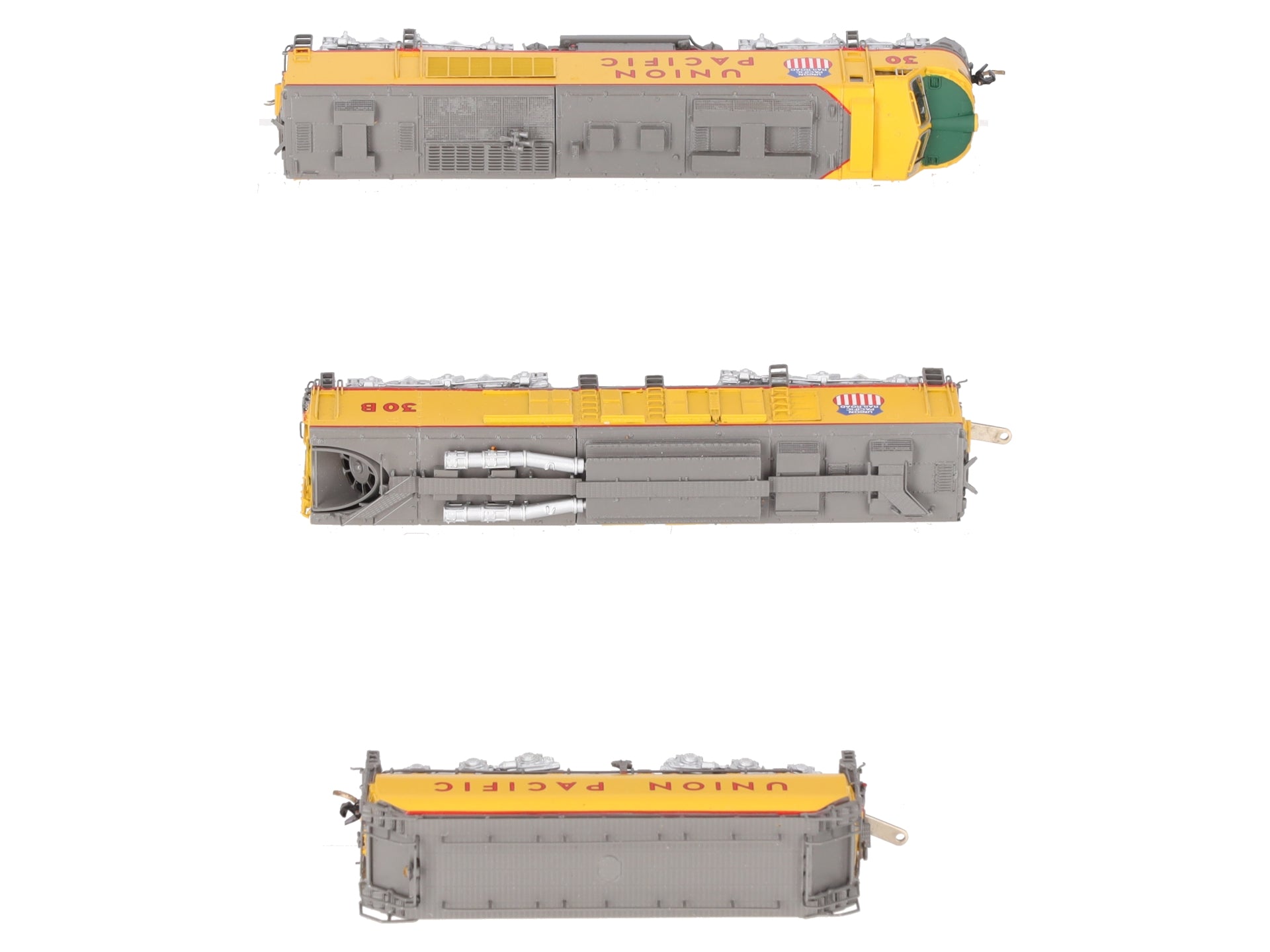 Overland OMI-1849 HO BRASS UP 8500 HP Gas Turbine 3-Unit Diesel Set #1/Box
