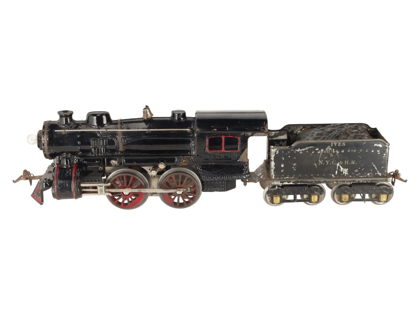 Ives 1132 Vintage Standard Wide Gauge 0-4-0 Steam Locomotive and Tender VG