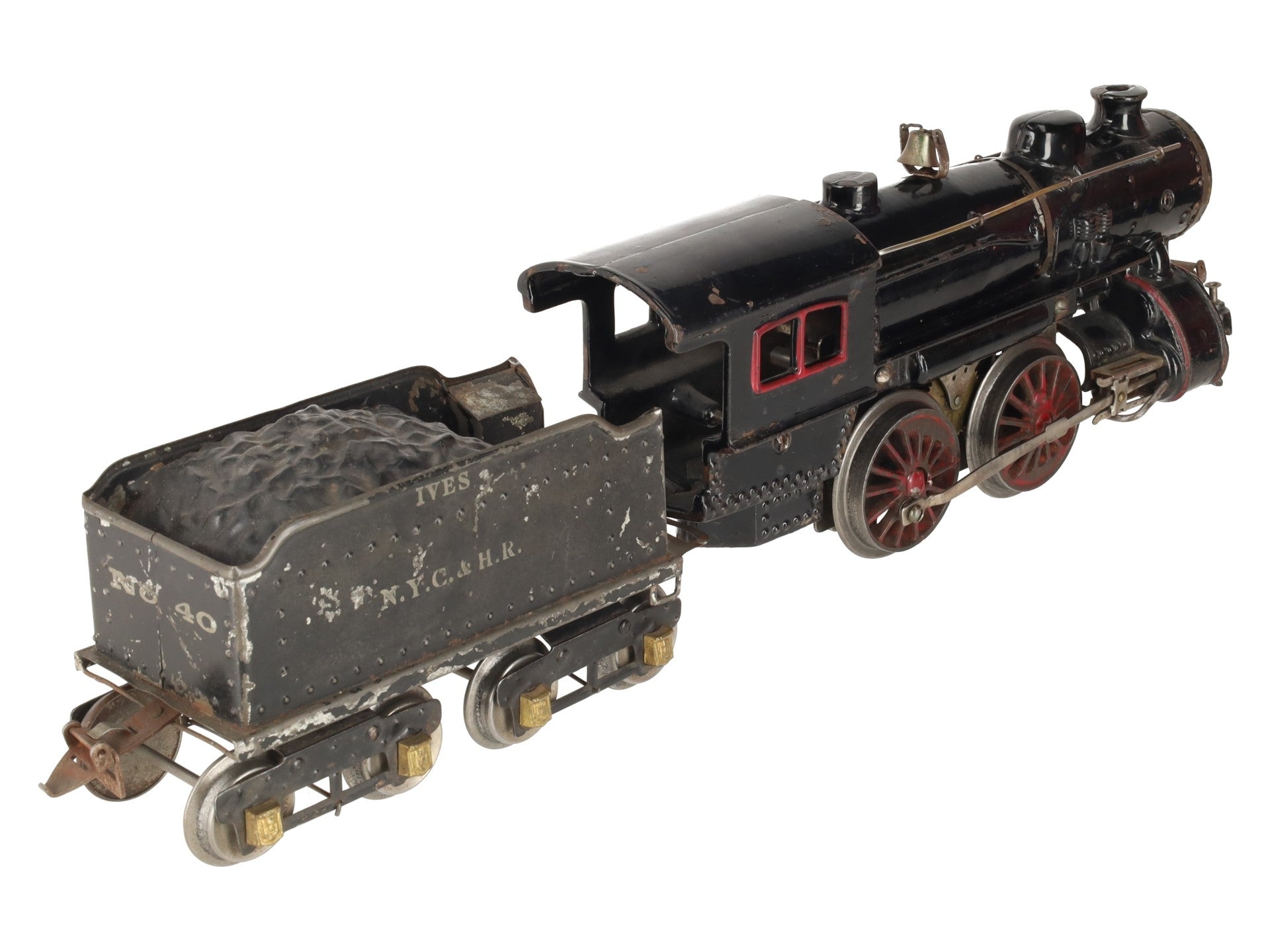 Ives 1132 Vintage Standard Wide Gauge 0-4-0 Steam Locomotive and Tender VG