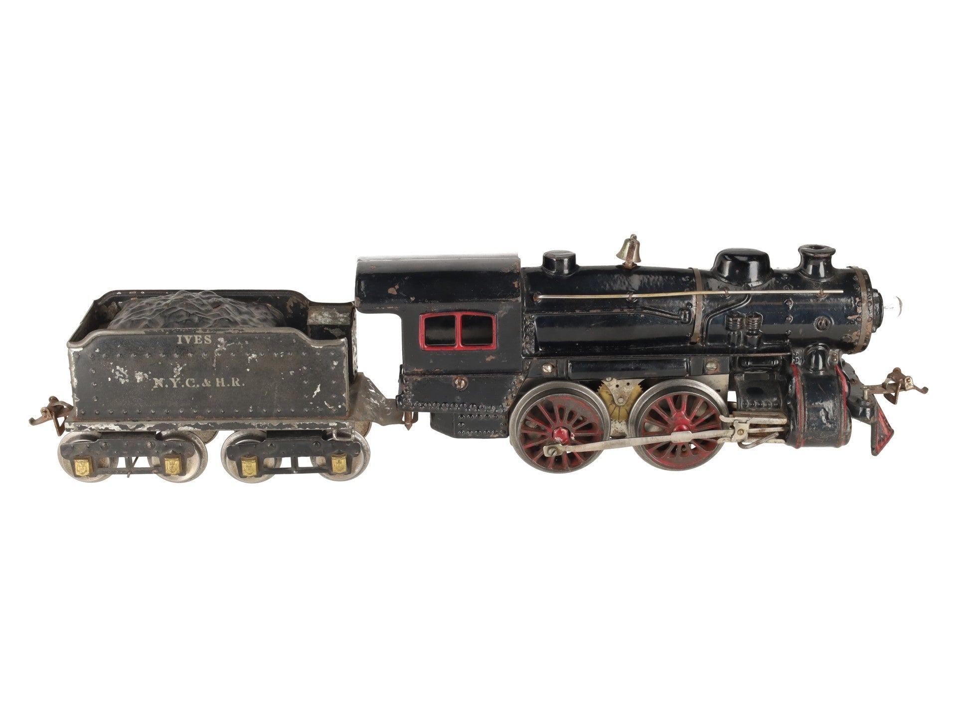 Ives 1132 Vintage Standard Wide Gauge 0-4-0 Steam Locomotive and Tender VG