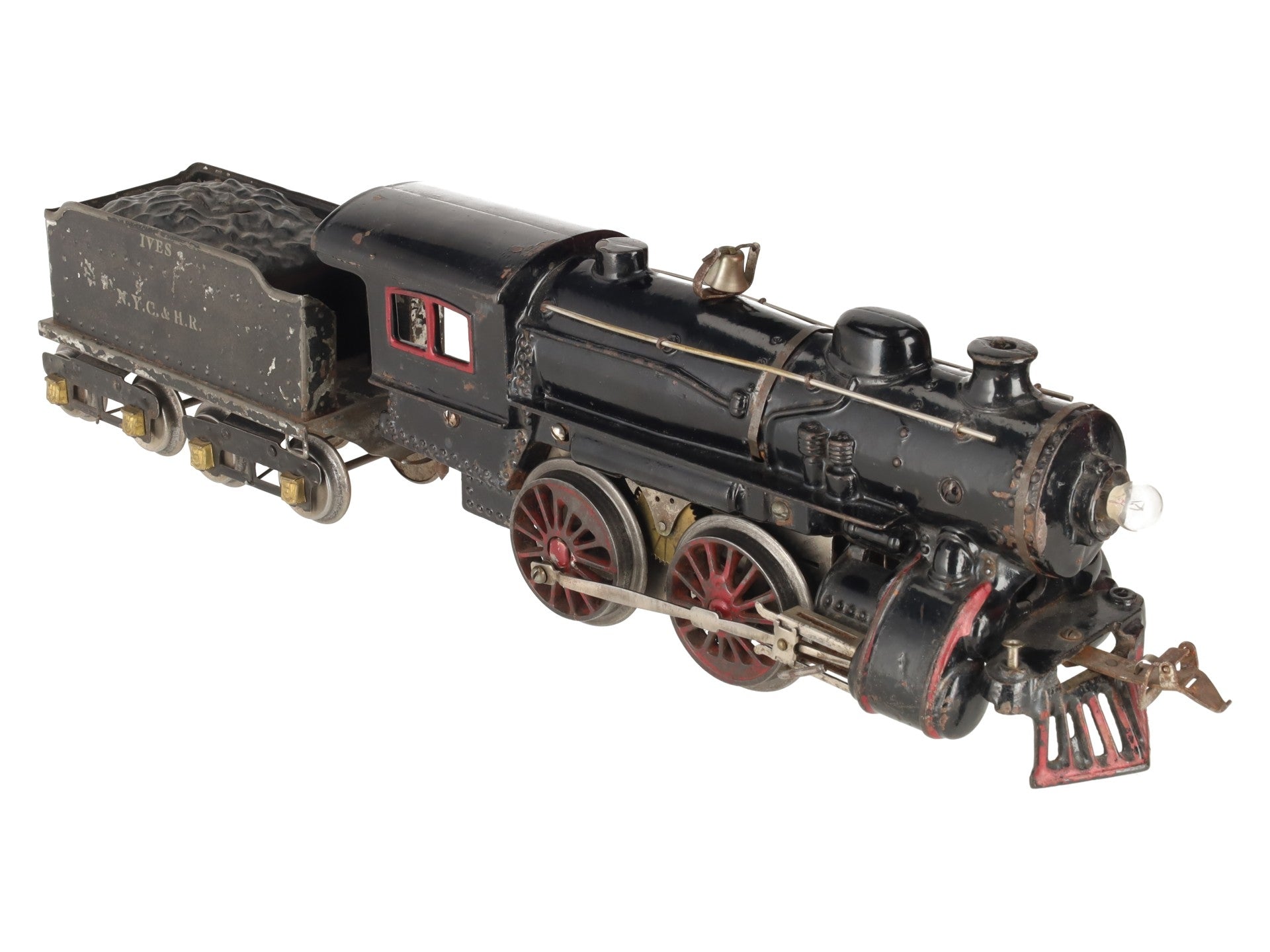 Ives 1132 Vintage Standard Wide Gauge 0-4-0 Steam Locomotive and Tender VG