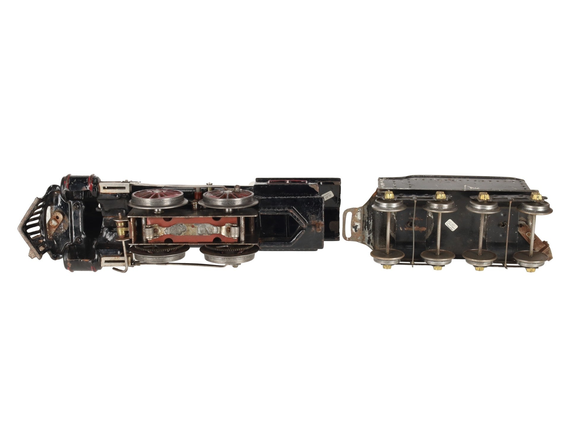 Ives 1132 Vintage Standard Wide Gauge 0-4-0 Steam Locomotive and Tender VG