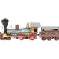 SMR O Gauge BRASS "Texas" Western & Atlantic 4-4-0 Steam Locomotive & Tender EX/Box