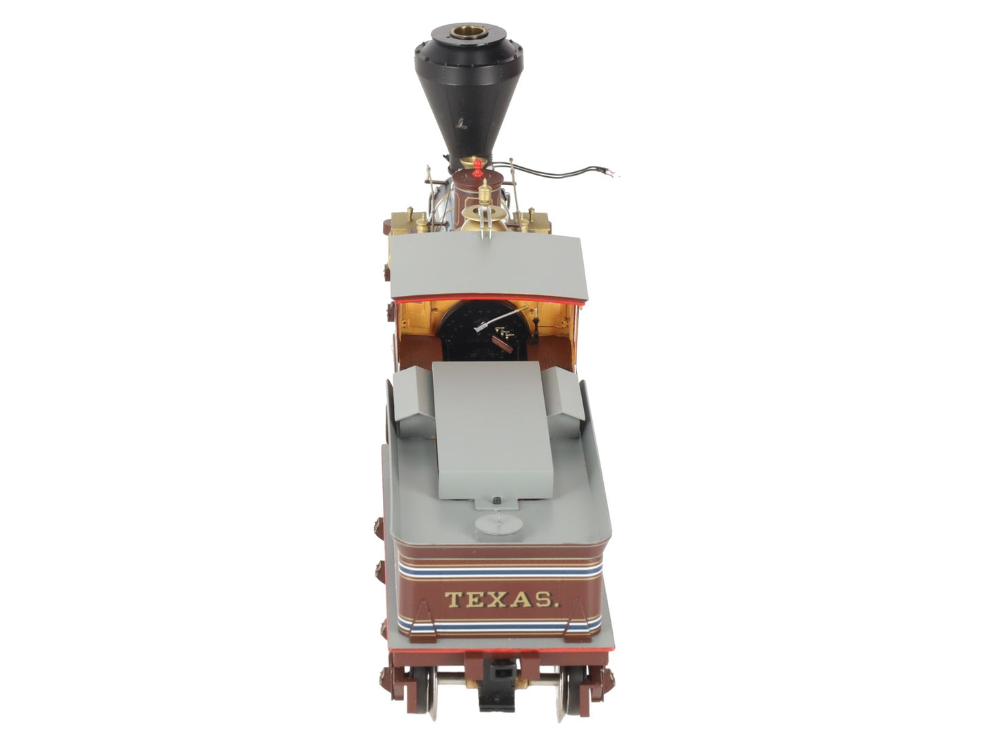 SMR O Gauge BRASS "Texas" Western & Atlantic 4-4-0 Steam Locomotive & Tender EX/Box