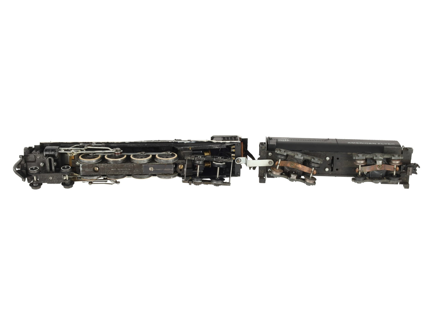 American Flyer K335 Vintage S Union Pacific 4-8-4 Steam Locomotive & Tender VG