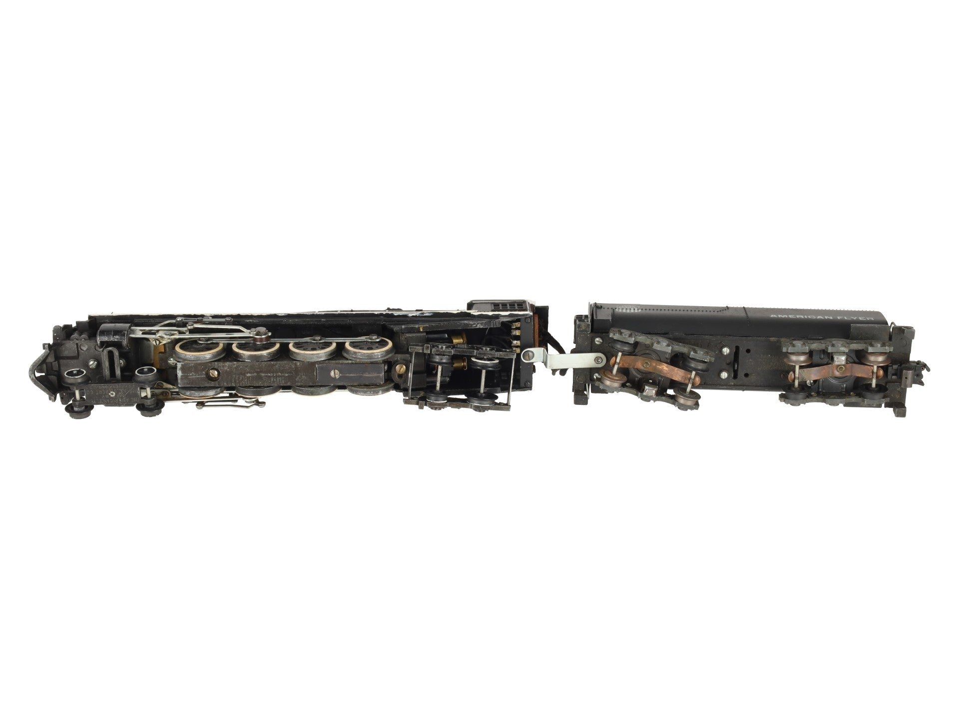 American Flyer K335 Vintage S Union Pacific 4-8-4 Steam Locomotive & Tender VG