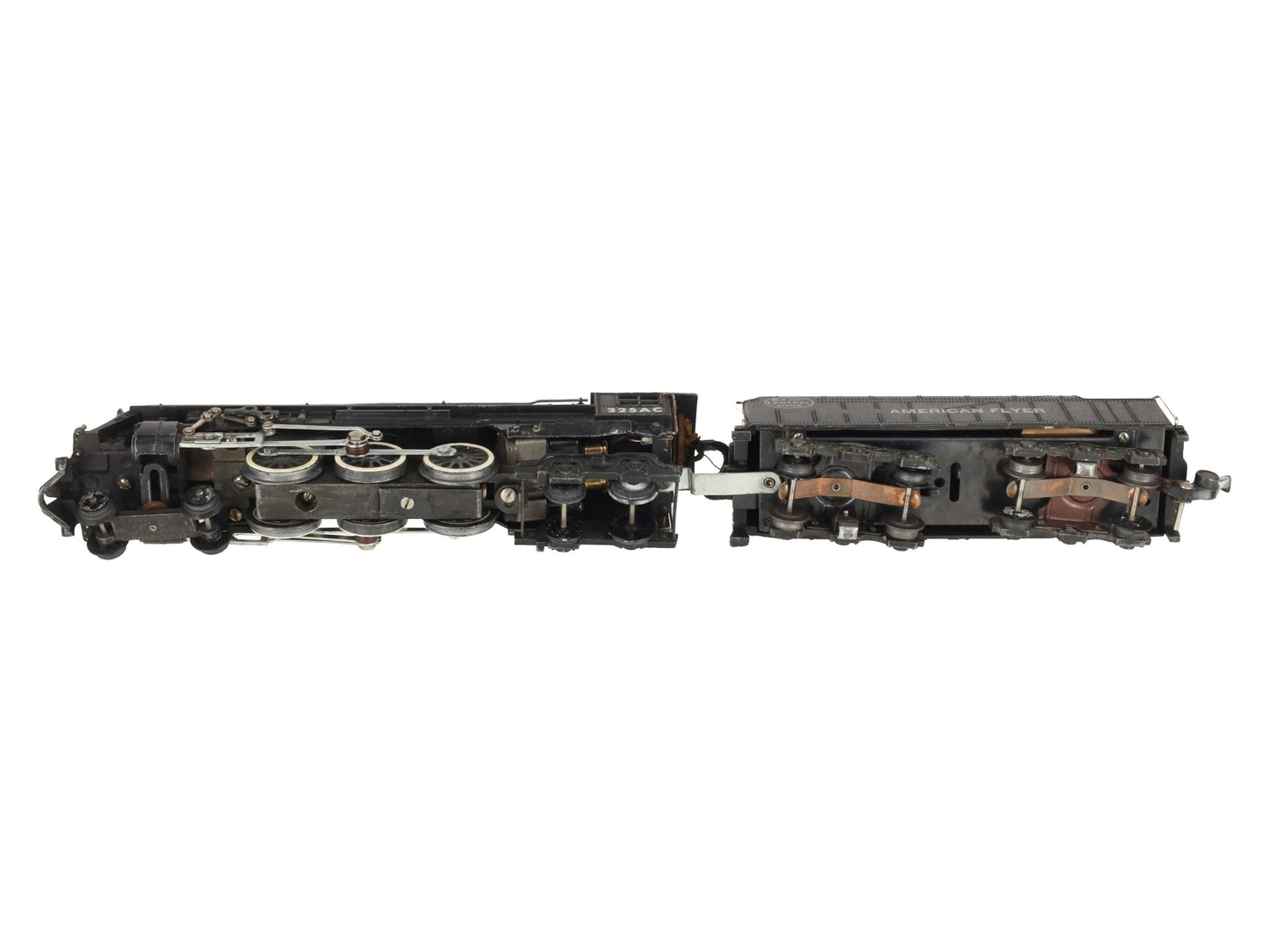 American Flyer 325AC Vintage S New York Central 4-6-4 Steam Locomotive & Tender VG