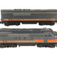 Lionel 2378 O Vintage Milwaukee F-3 AB Diesel Loco Set w/Thin Yellow Stripes VG