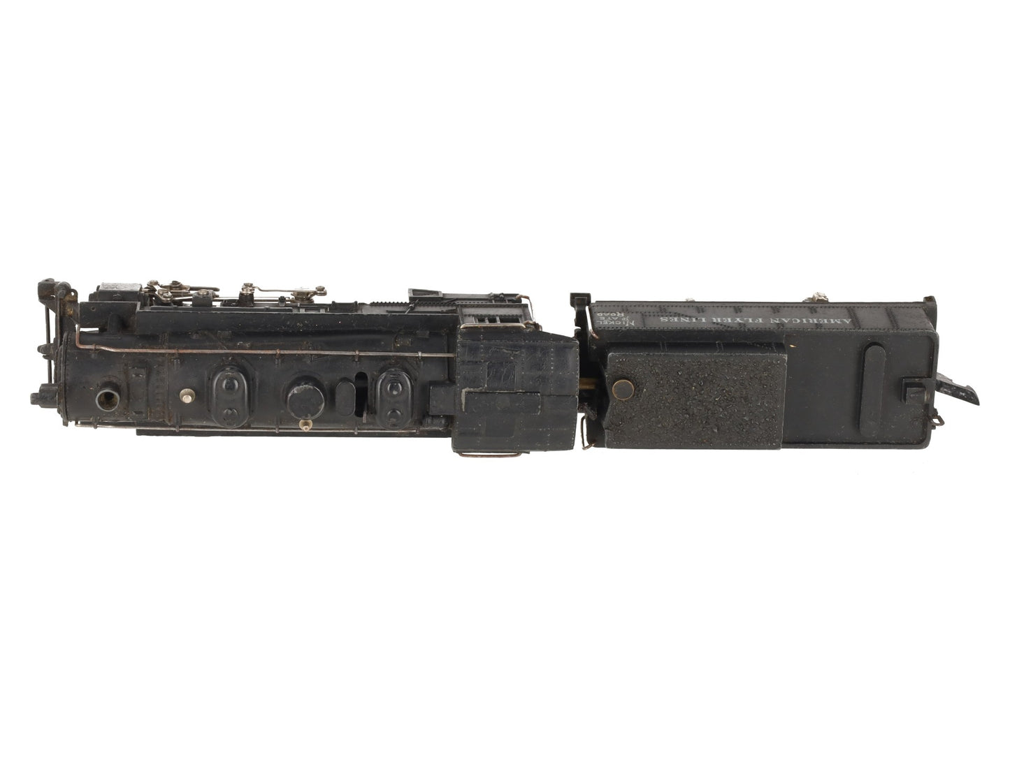American Flyer 342 Vintage S Scale NPR 0-8-0 Steam Switcher w/Tender VG
