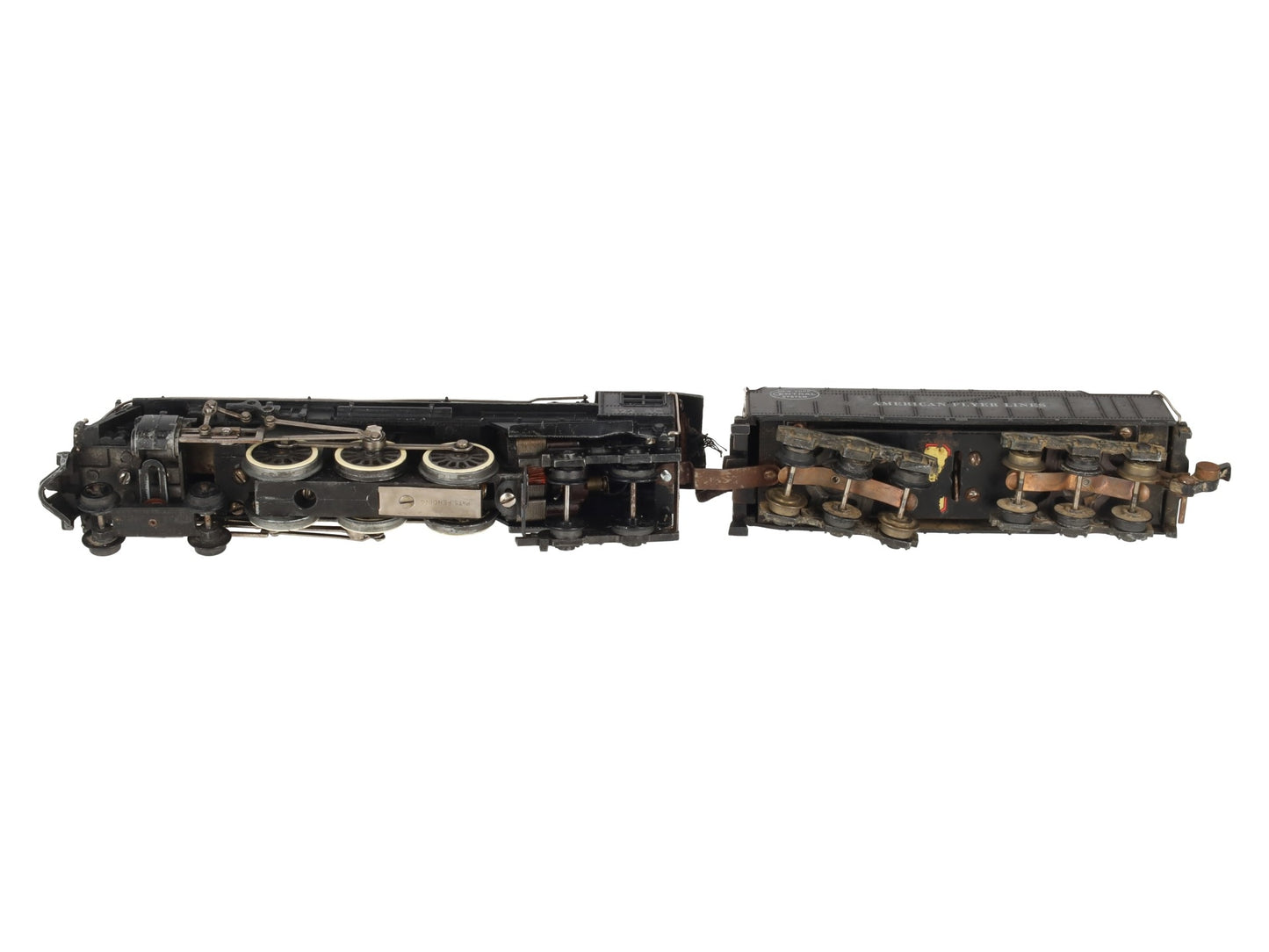 American Flyer 322AC Vintage S NYC Hudson 4-6-4 Steam Locomotive & Tender VG