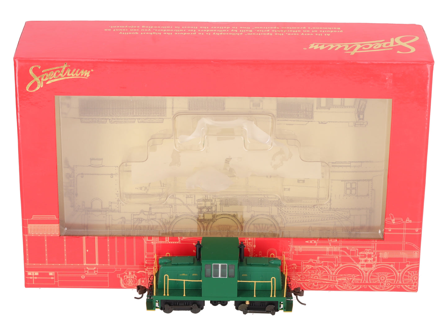 Bachmann 85204 HO Scale Painted-Unlettered Green GE 45-Ton Switcher (DCC) LN/Box