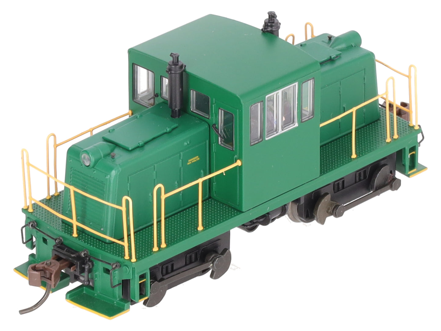 Bachmann 85204 HO Scale Painted-Unlettered Green GE 45-Ton Switcher (DCC) LN/Box
