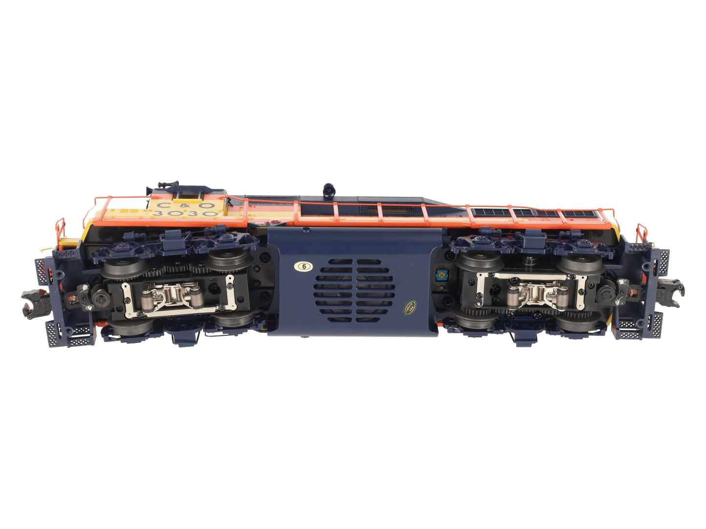 MTH 20-20252-1 O C&O Chessie GP30 Diesel Engine w/PS3 #3030 EX/Box