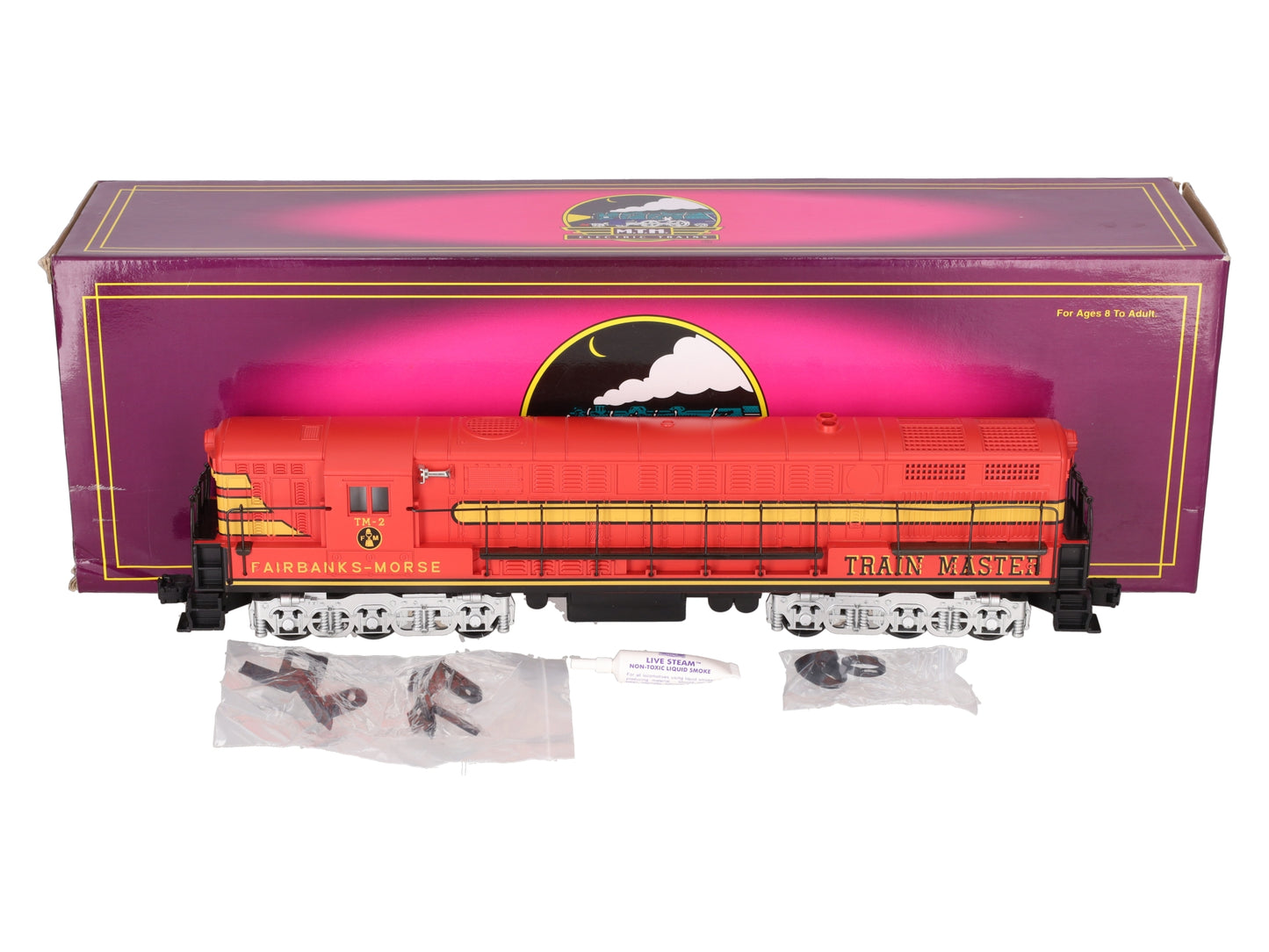 MTH 20-2183-1 O Fairbanks Morse Demo FM Trainmaster #TM-2 w/PS 1.0 LN/Box