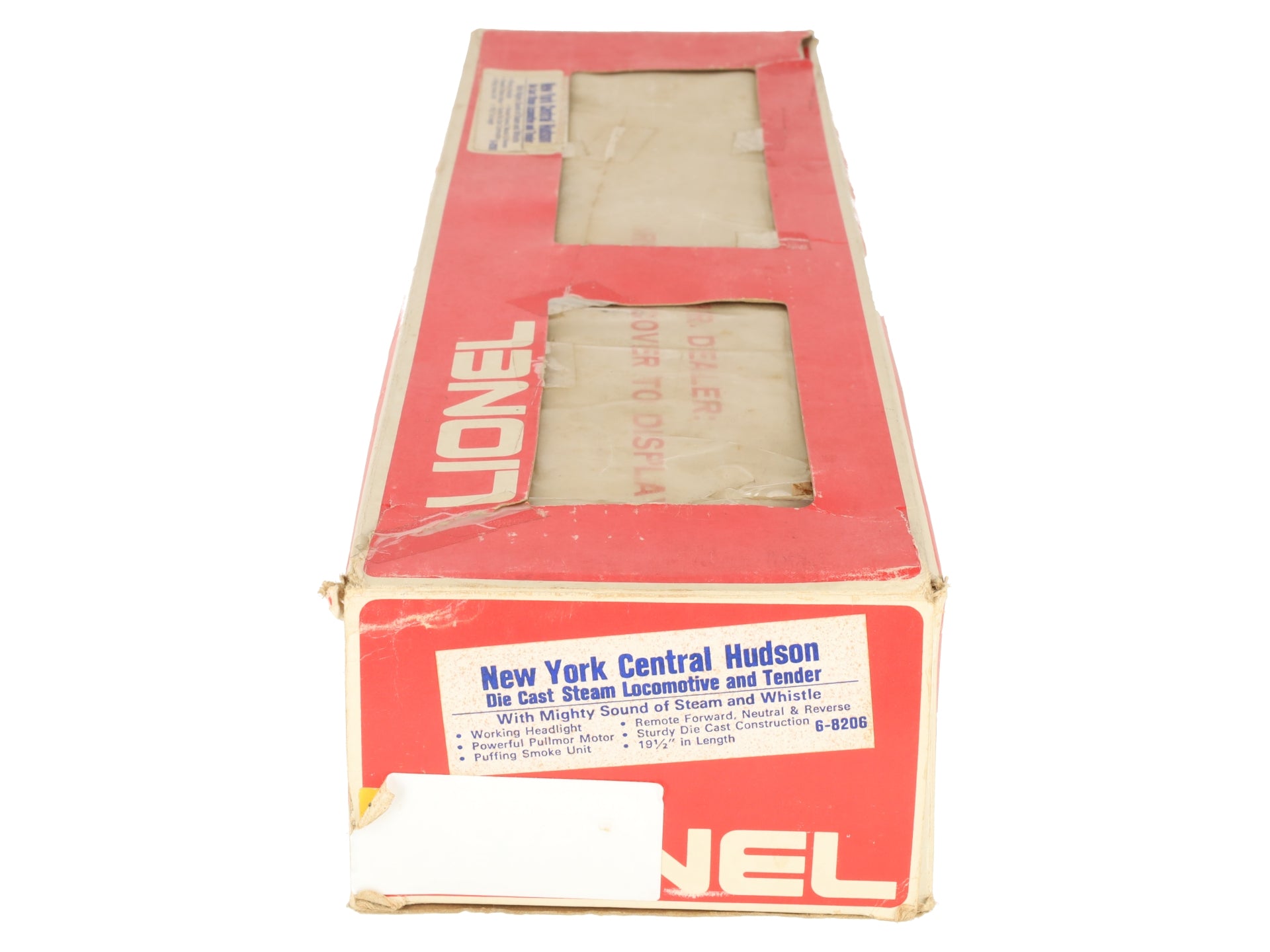 Lionel 6-8206 O Gauge New York Central Hudson 4-6-4 Steam Locomotive & Tender EX/Box