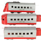 Lionel 1700E Vintage O Chrome Red Junior Streamline Set VG