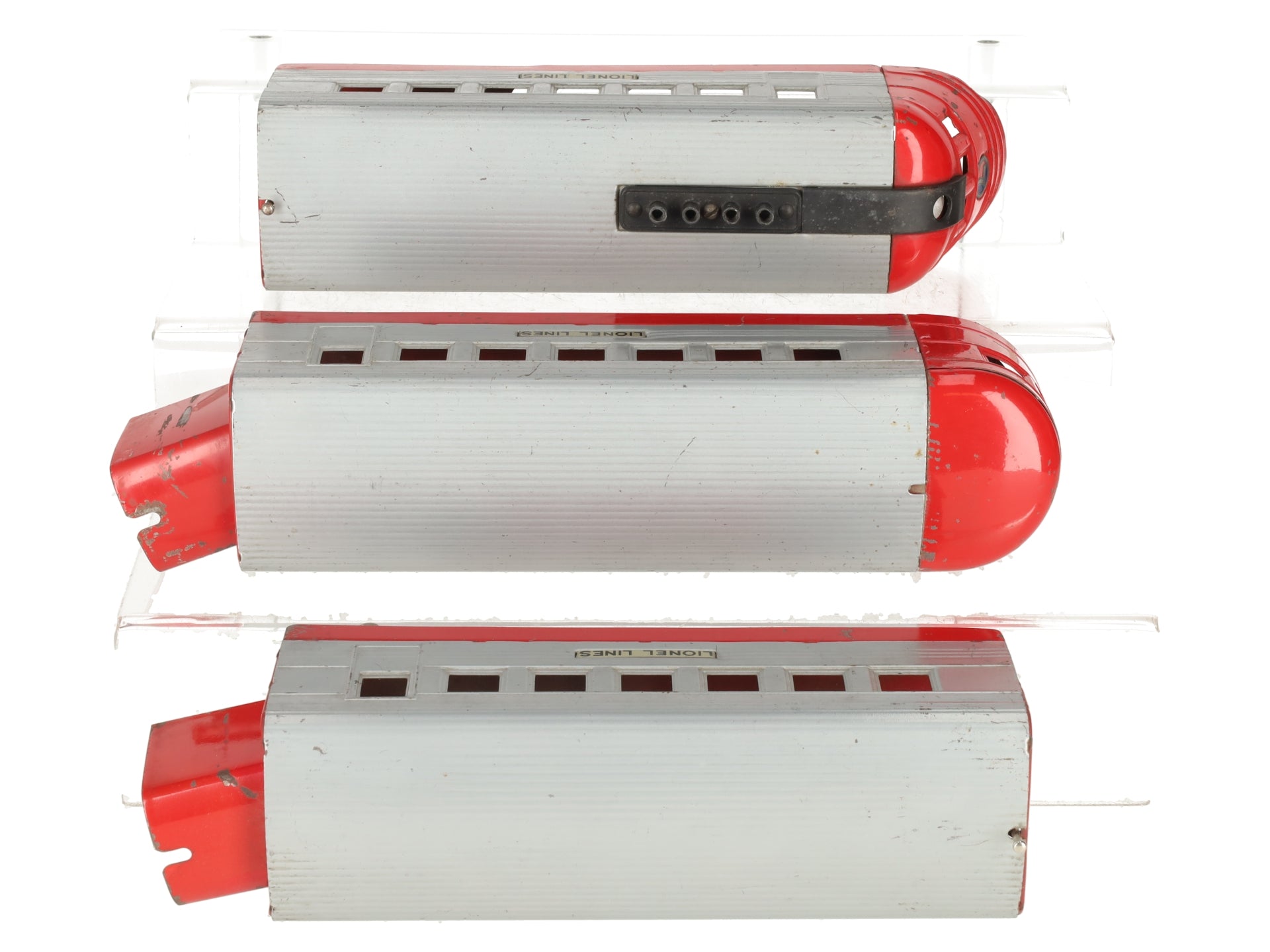 Lionel 1700E Vintage O Chrome Red Junior Streamline Set VG