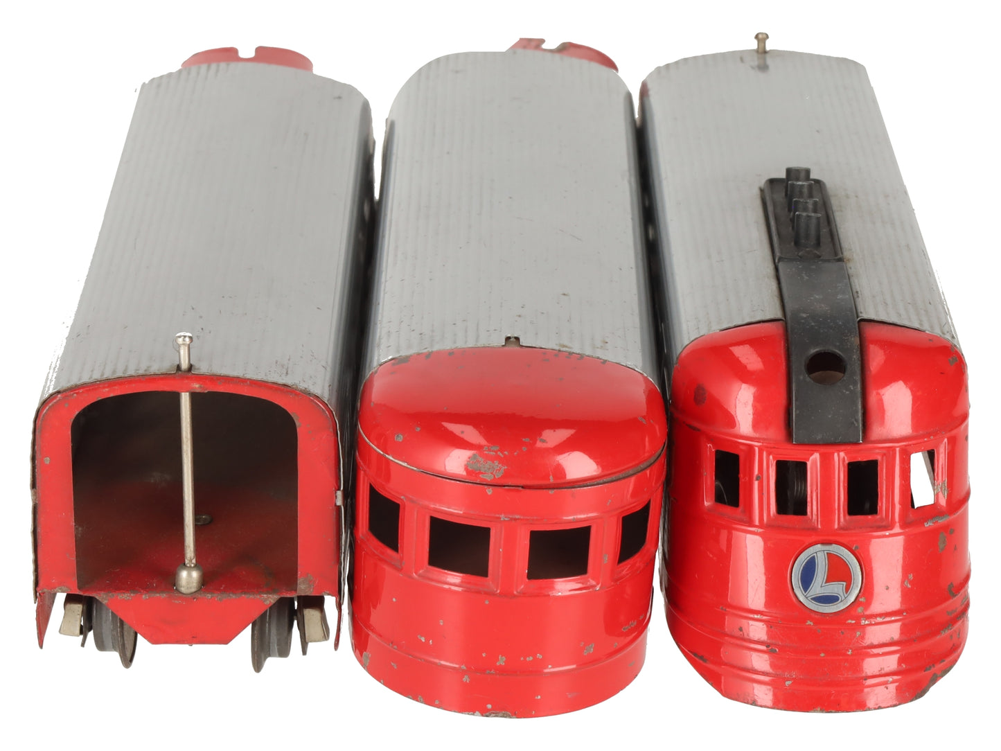 Lionel 1700E Vintage O Chrome Red Junior Streamline Set VG