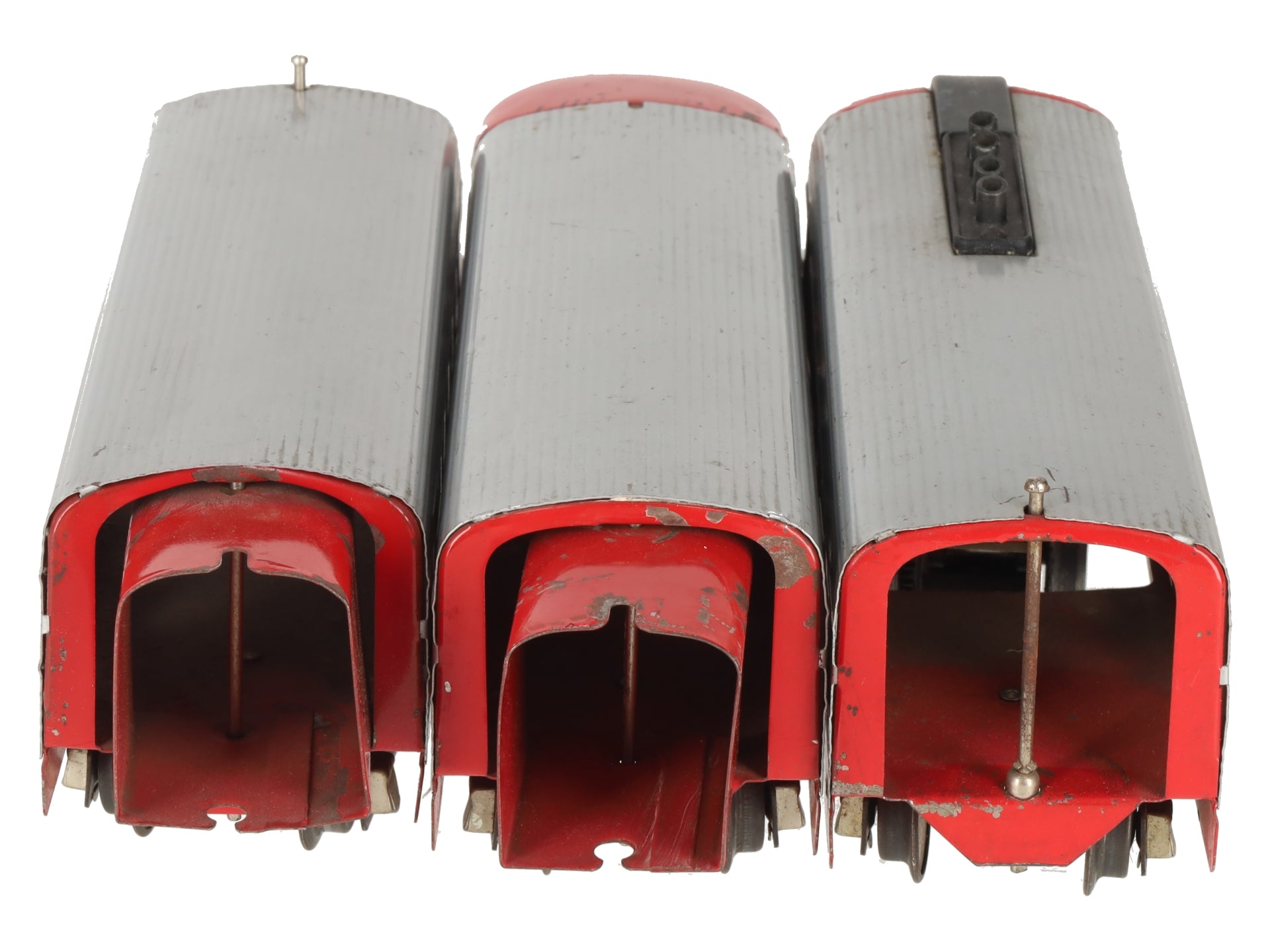 Lionel 1700E Vintage O Chrome Red Junior Streamline Set VG