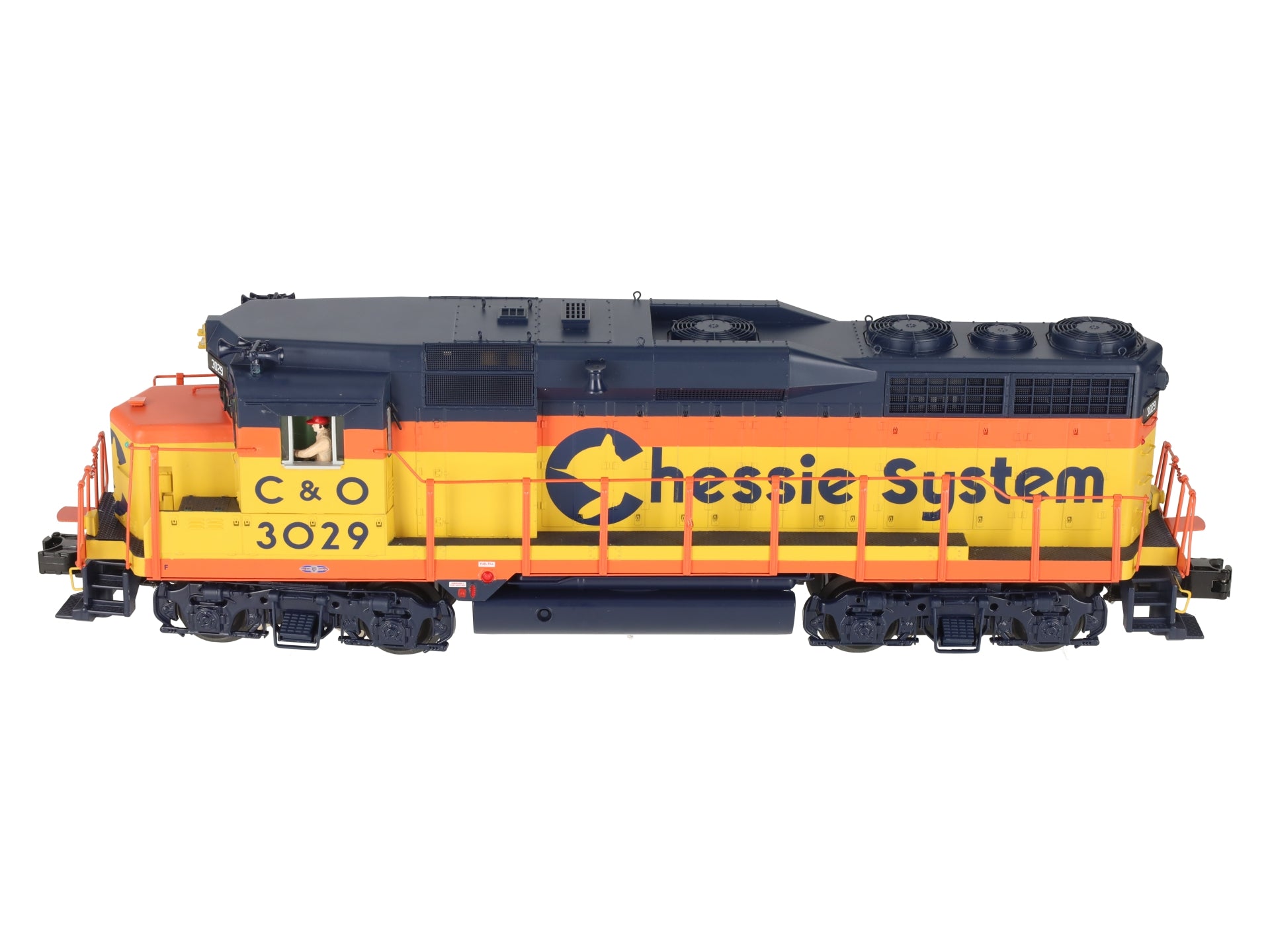 MTH 20-20252-1 O Gauge Chessie GP30 Diesel Engine w/PS3 #3029 EX/Box