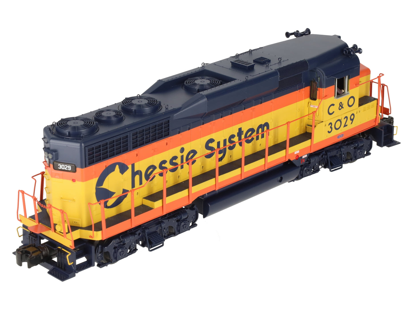 MTH 20-20252-1 O Gauge Chessie GP30 Diesel Engine w/PS3 #3029 EX/Box