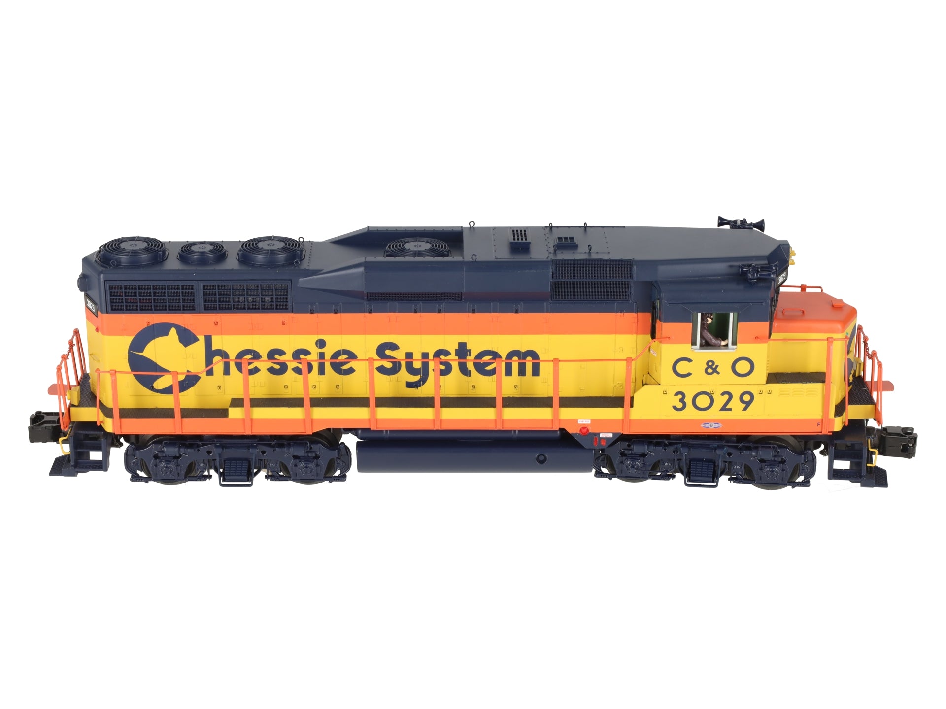 MTH 20-20252-1 O Gauge Chessie GP30 Diesel Engine w/PS3 #3029 EX/Box