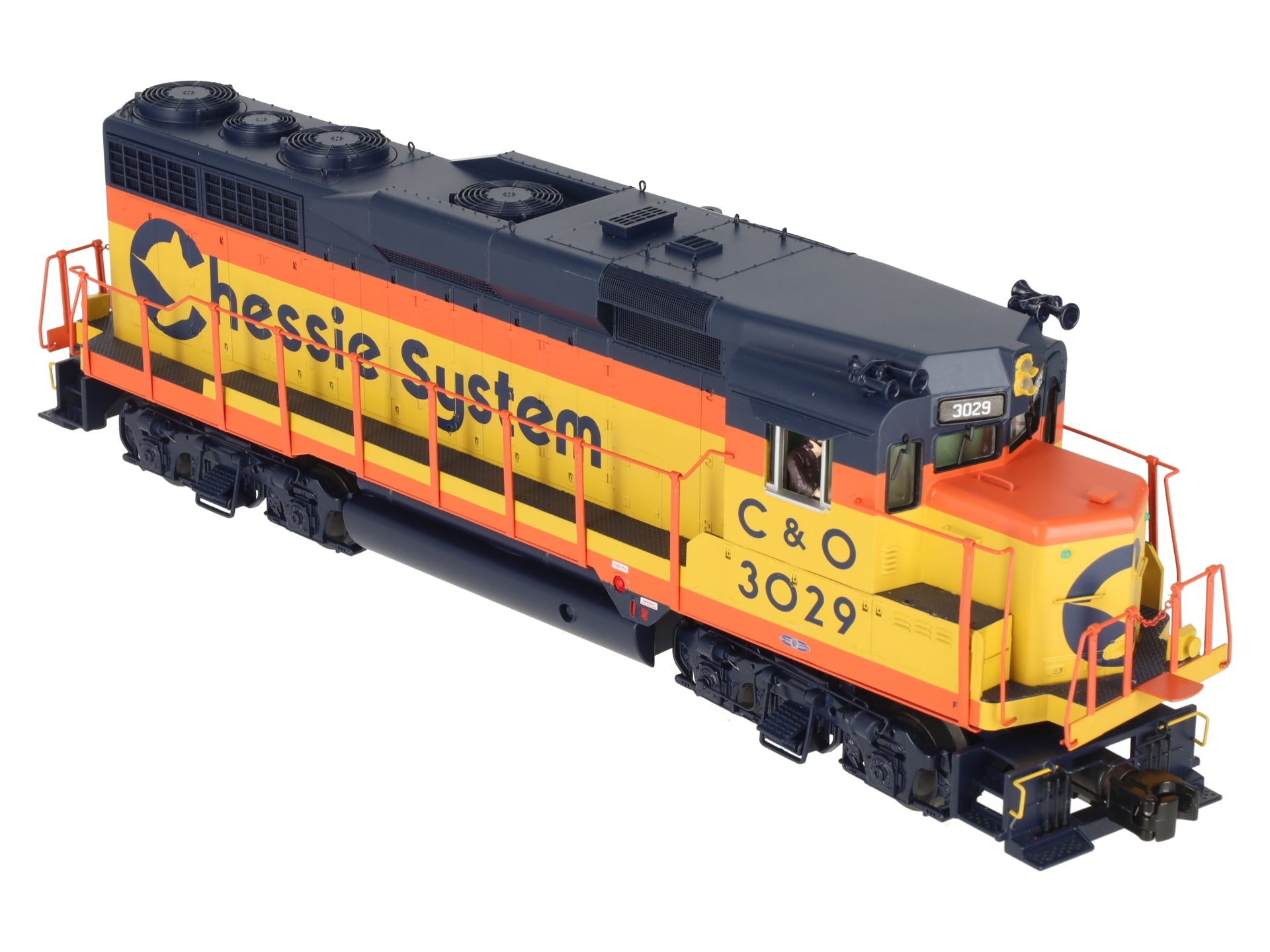 MTH 20-20252-1 O Gauge Chessie GP30 Diesel Engine w/PS3 #3029 EX/Box