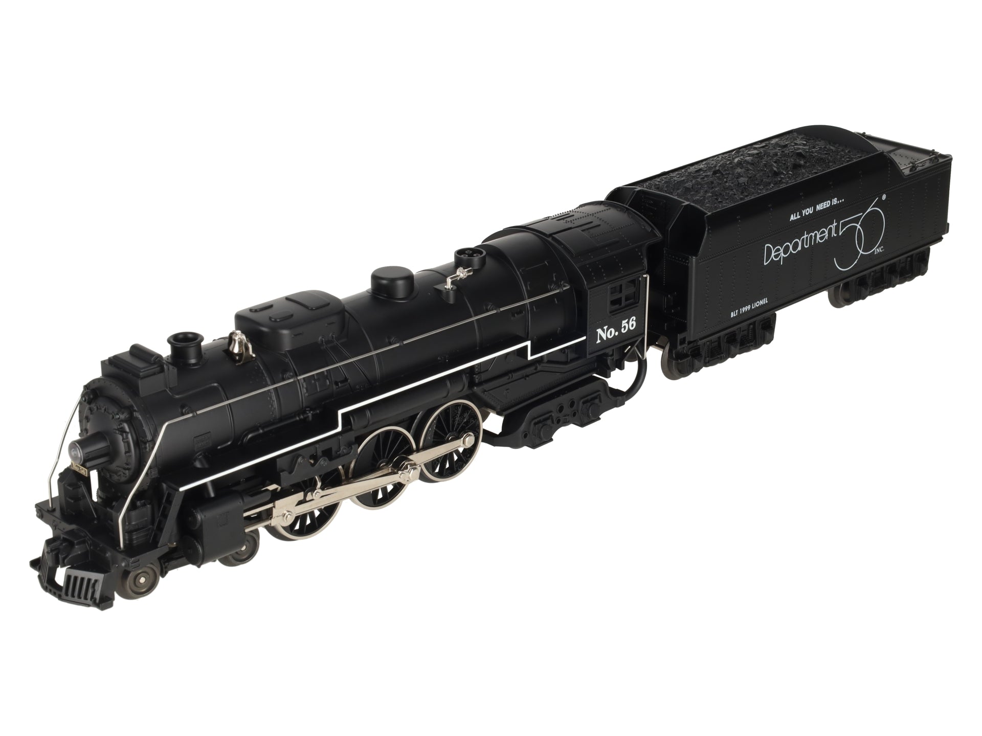 Lionel 6-52175 O Dept. 56 4-6-4 Hudson Steam Loco & Tender #56 EX/Box