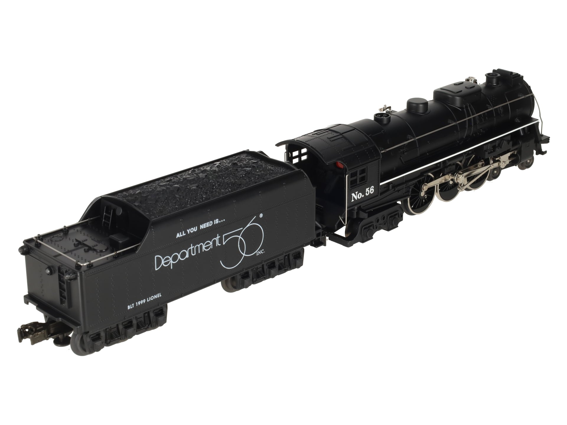 Lionel 6-52175 O Dept. 56 4-6-4 Hudson Steam Loco & Tender #56 EX/Box