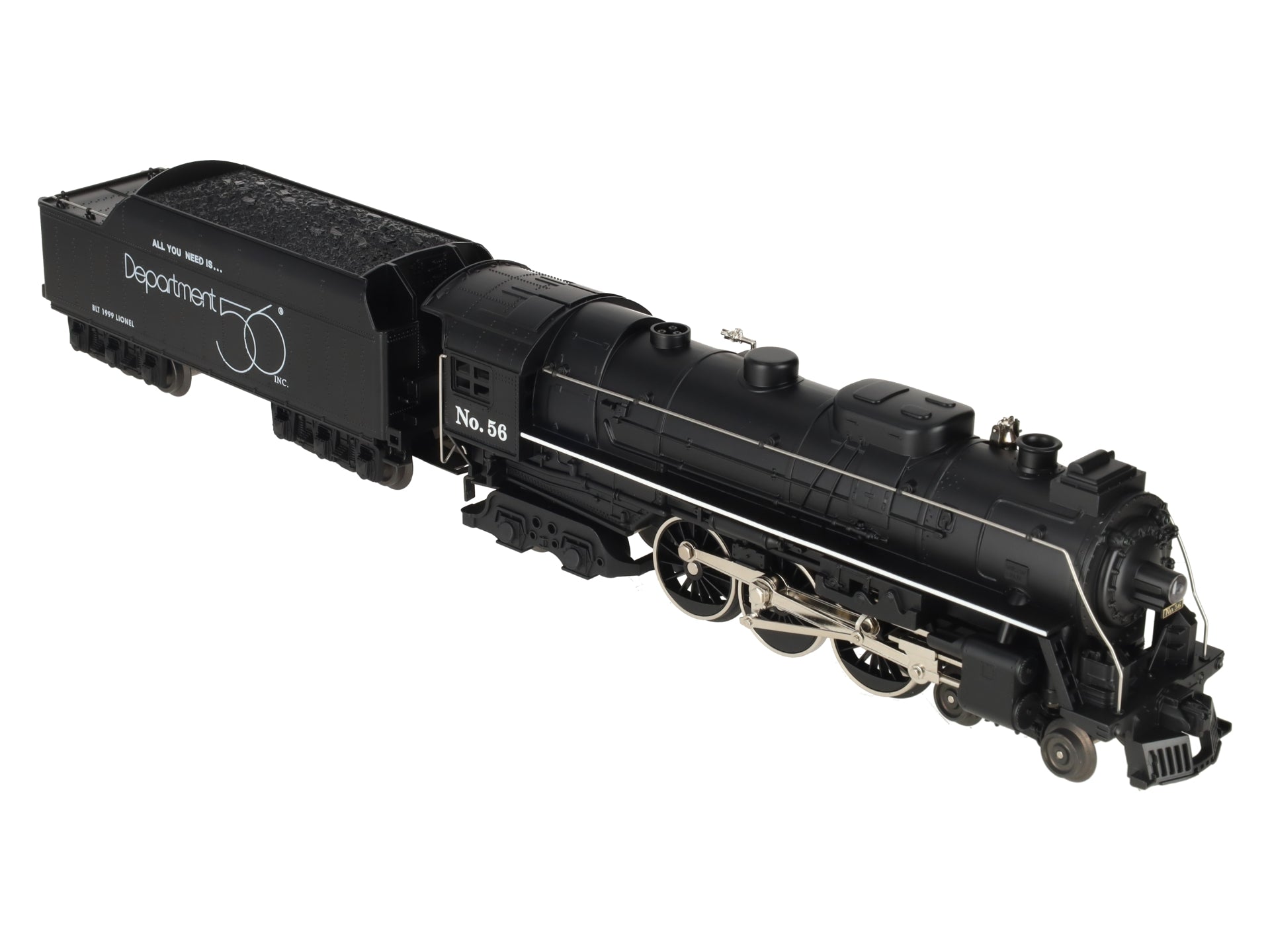 Lionel 6-52175 O Dept. 56 4-6-4 Hudson Steam Loco & Tender #56 EX/Box