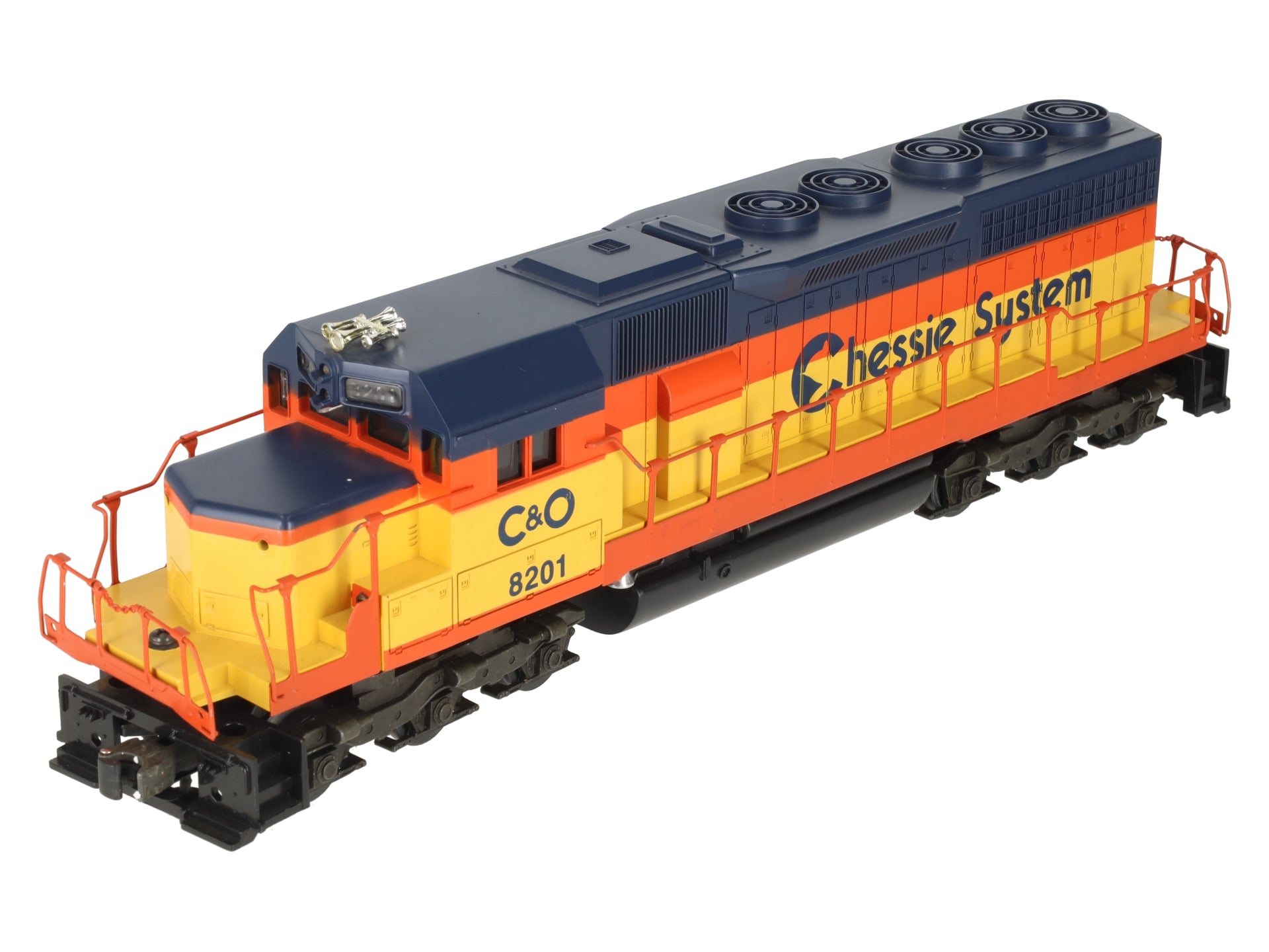 Lionel 6-18201 O Gauge C&O Chessie SD-40 Diesel Locomotive W/ Horn #8201 EX/Box