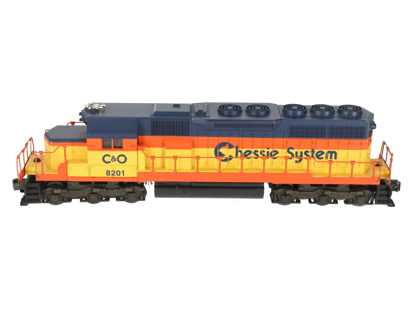 Lionel 6-18201 O Gauge C&O Chessie SD-40 Diesel Locomotive W/ Horn #8201 EX/Box