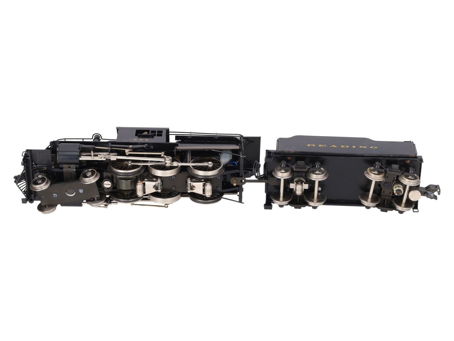 Williams 5017 O BRASS Reading 4-6-0 Camelback Engine & Tender #592 VG