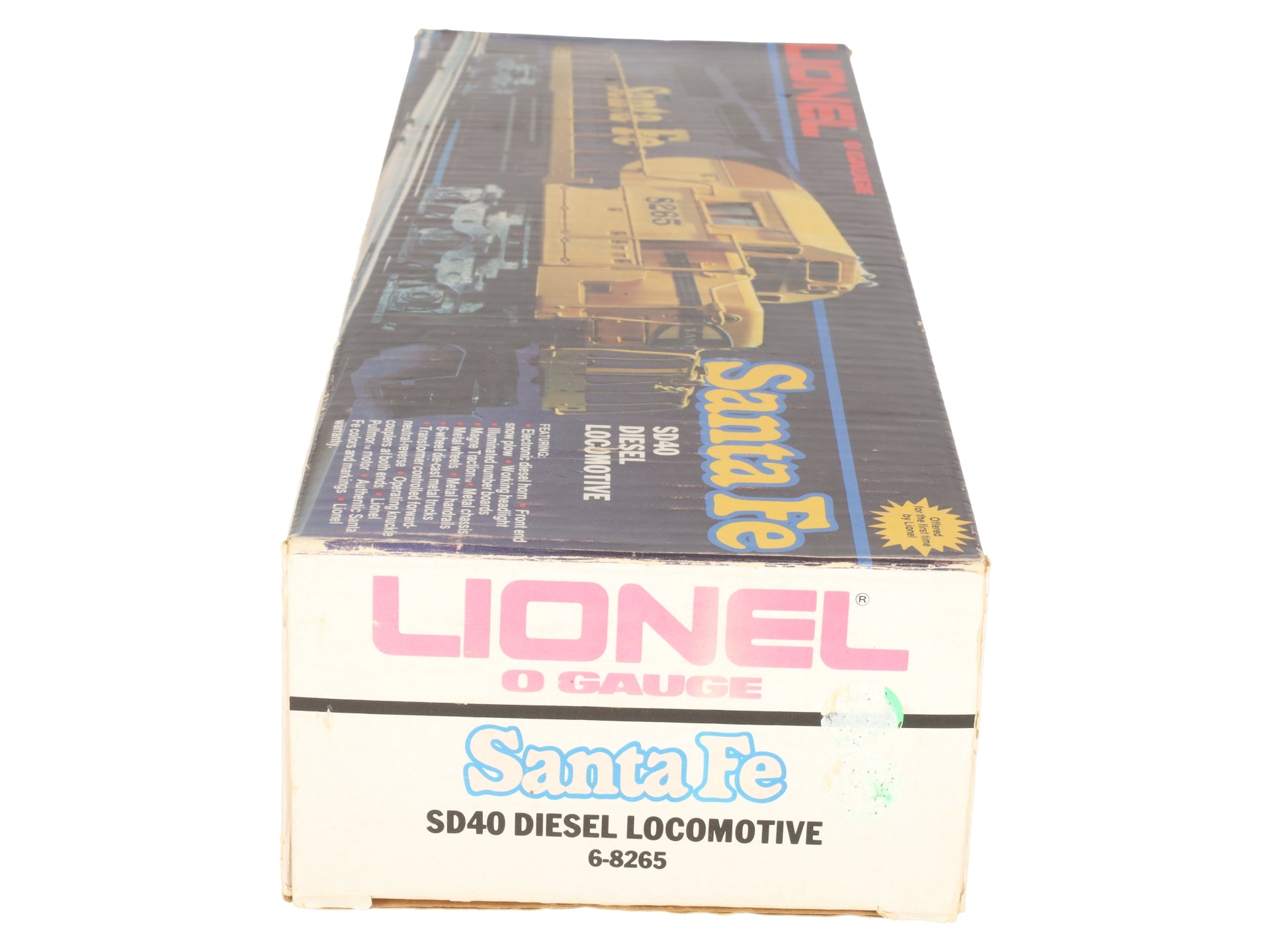Lionel 6-8265 O Gauge Santa Fe SD-40 Diesel Locomotive EX/Box