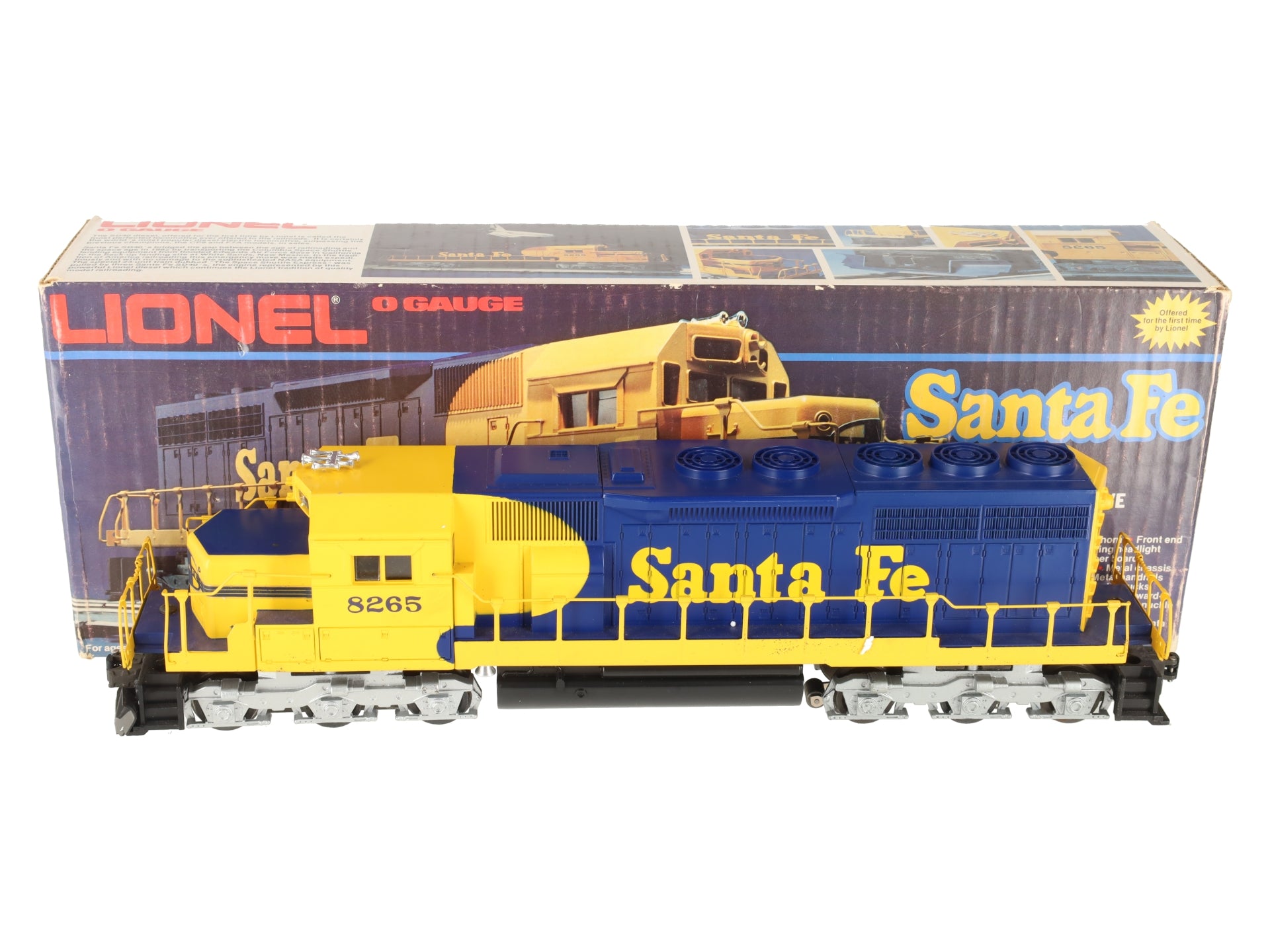 Lionel 6-8265 O Gauge Santa Fe SD-40 Diesel Locomotive EX/Box
