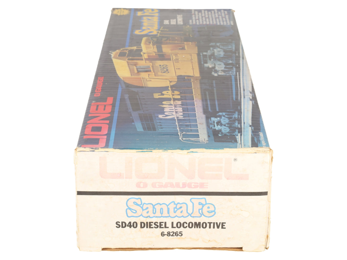 Lionel 6-8265 O Gauge Santa Fe SD-40 Diesel Locomotive LN/Box