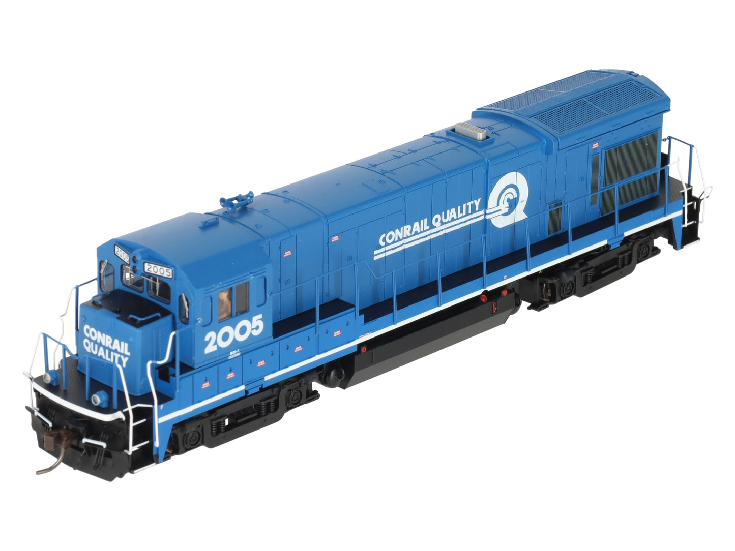 Atlas 10004698 HO Conrail Quality Silver B23-7 Low Nose Diesel Locomotive #2005 EX/Box