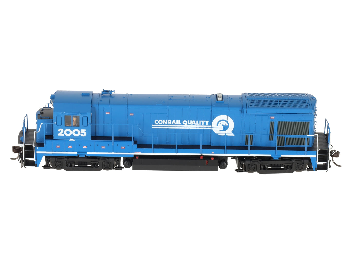 Atlas 10004698 HO Conrail Quality Silver B23-7 Low Nose Diesel Locomotive #2005