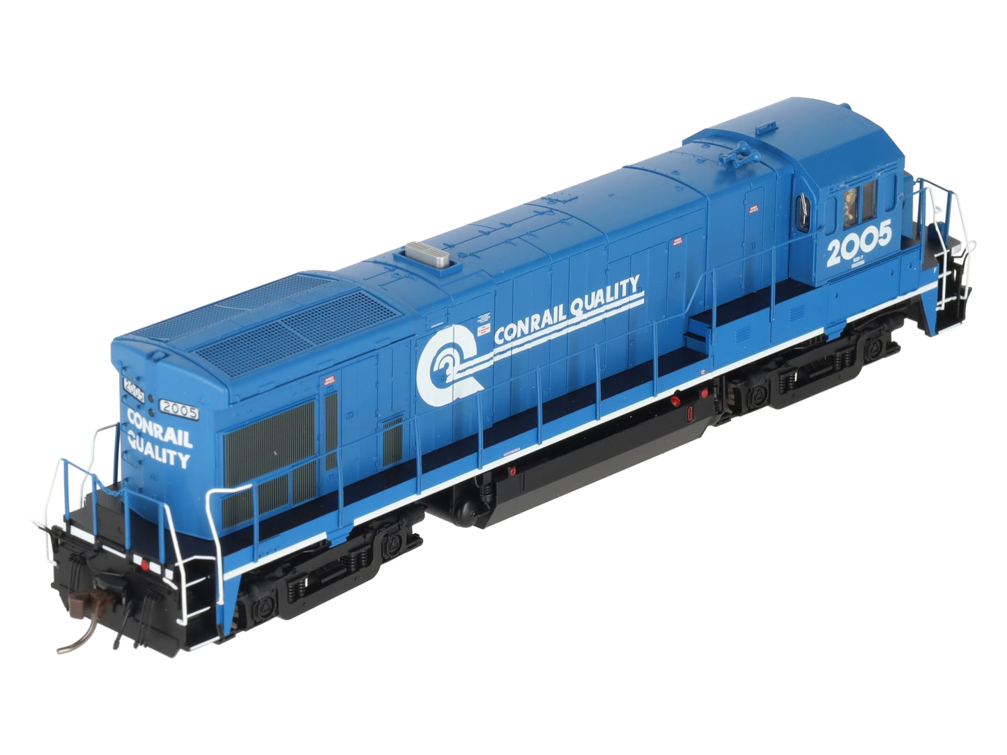 Atlas 10004698 HO Conrail Quality Silver B23-7 Low Nose Diesel Locomotive #2005 EX/Box