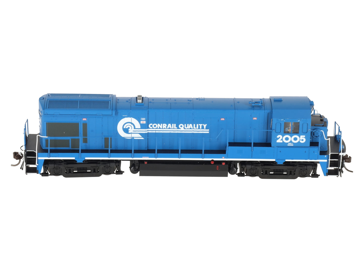 Atlas 10004698 HO Conrail Quality Silver B23-7 Low Nose Diesel Locomotive #2005 EX/Box