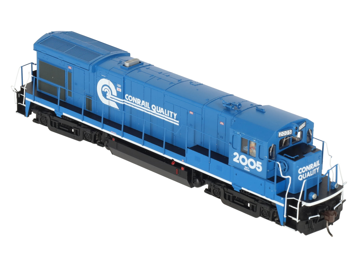 Atlas 10004698 HO Conrail Quality Silver B23-7 Low Nose Diesel Locomotive #2005 EX/Box