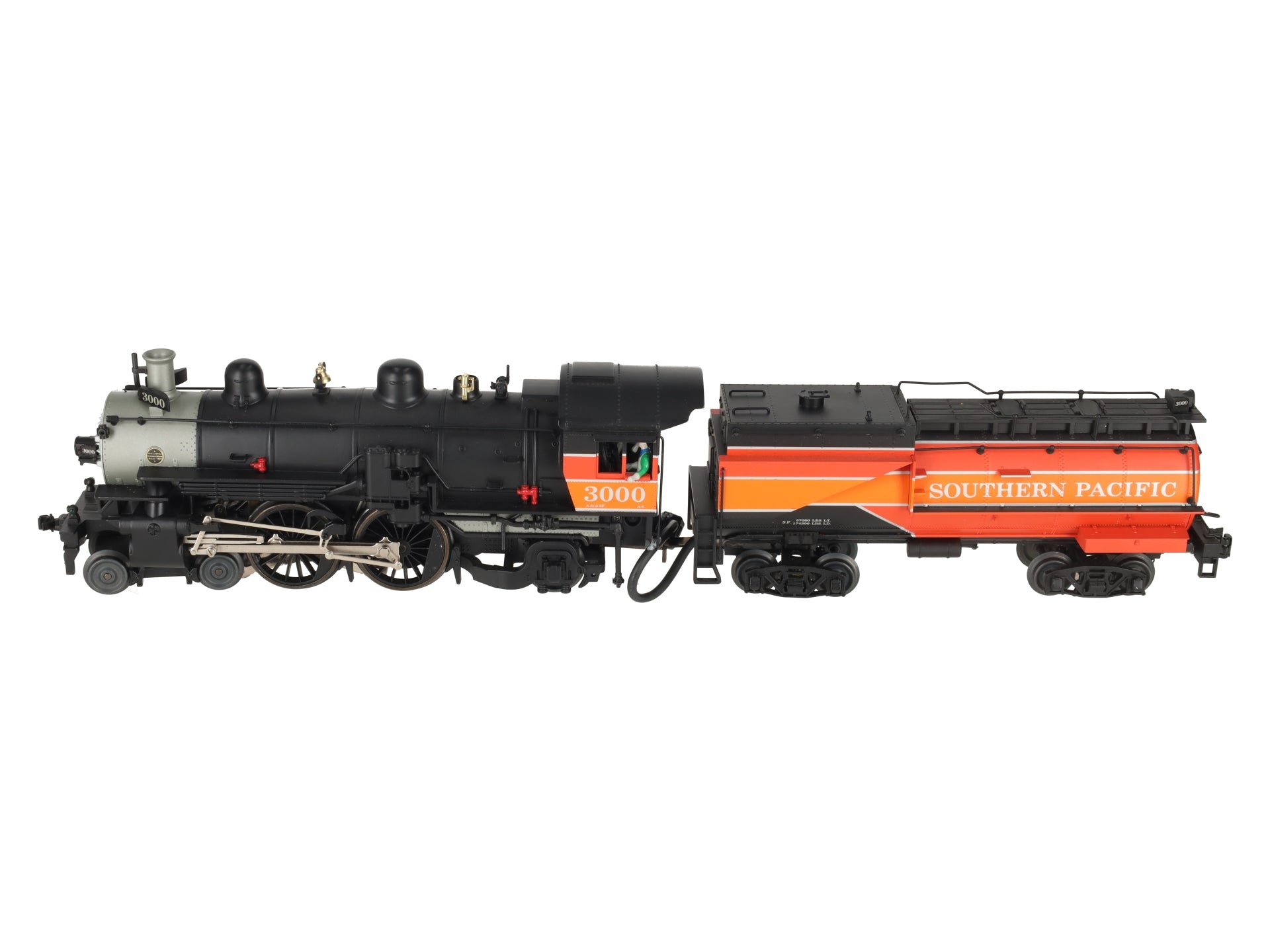 Lionel 6-28070 O SP Daylight 4-4-2 Atlantic Steam Locomotive & Tender #3000 EX/Box