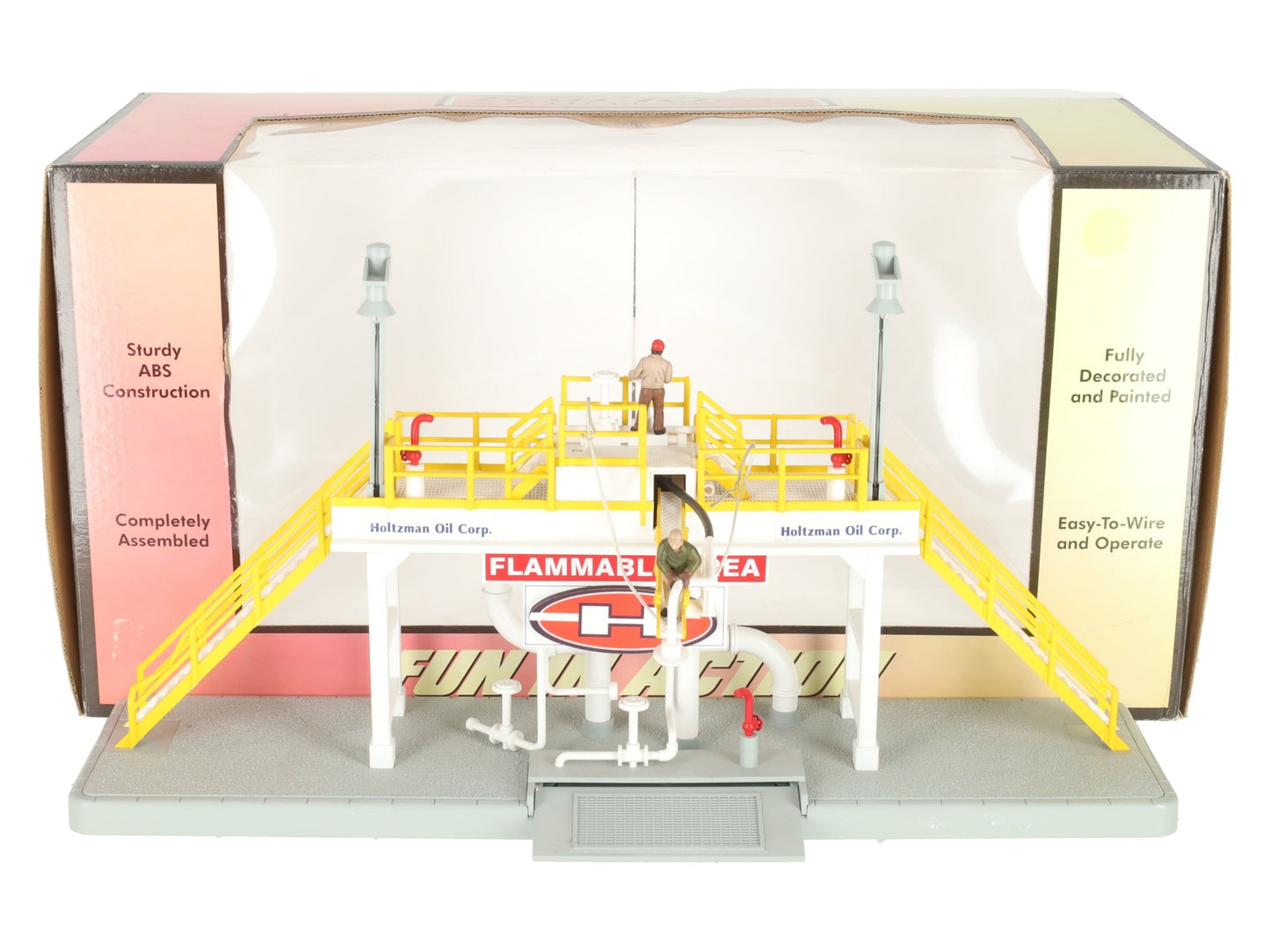 MTH 30-9117 O Gauge Columbia Oil Storage Station EX/Box