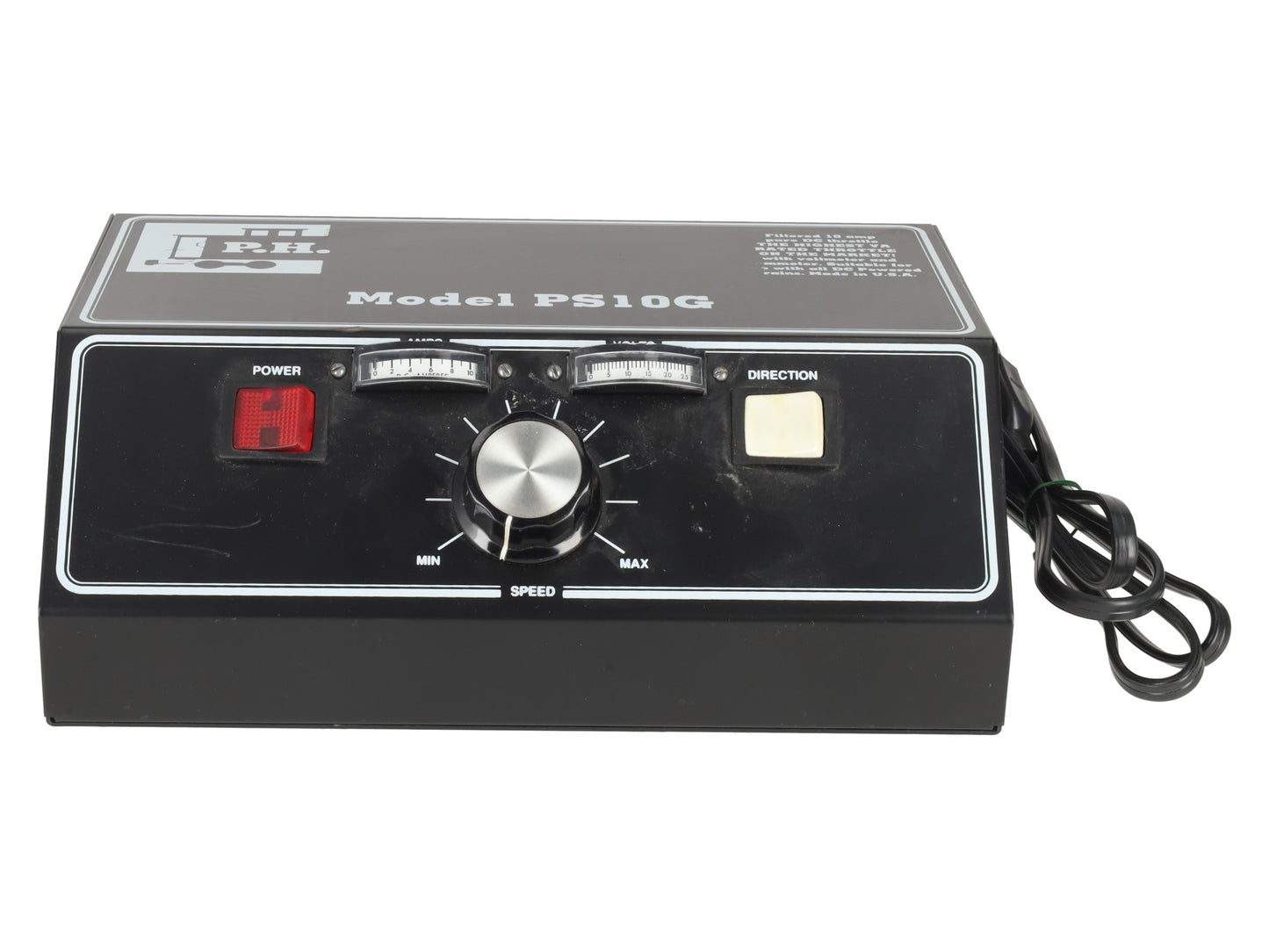 PH Hobbies PS10G 10 Amp w/Volt & Ammeter EX/Box