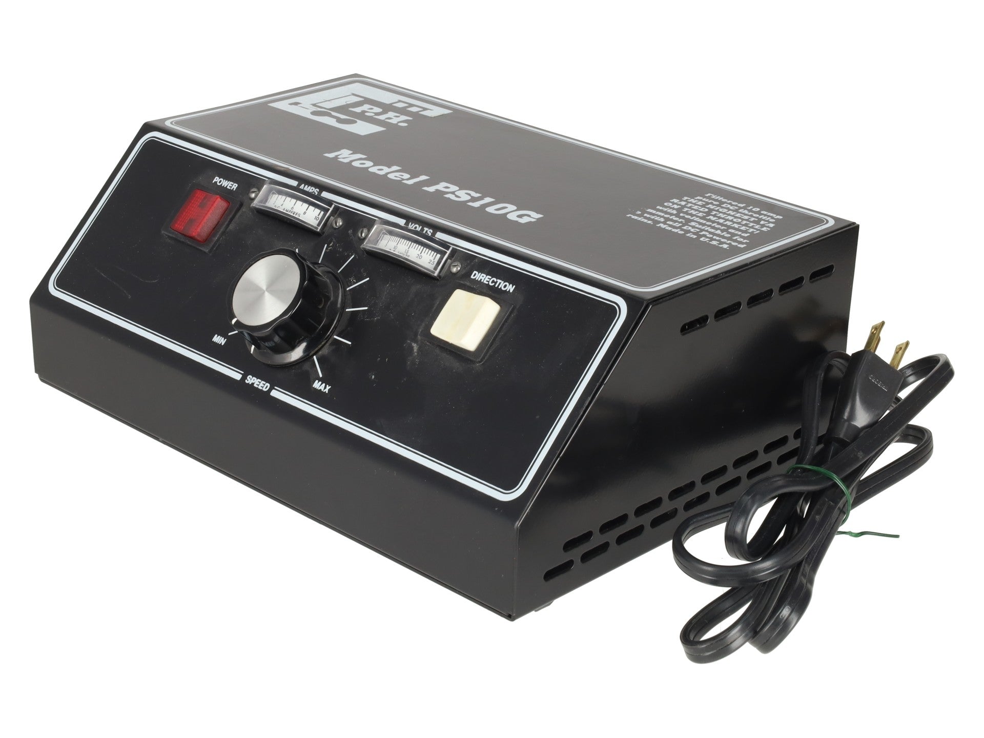 PH Hobbies PS10G 10 Amp w/Volt & Ammeter EX/Box