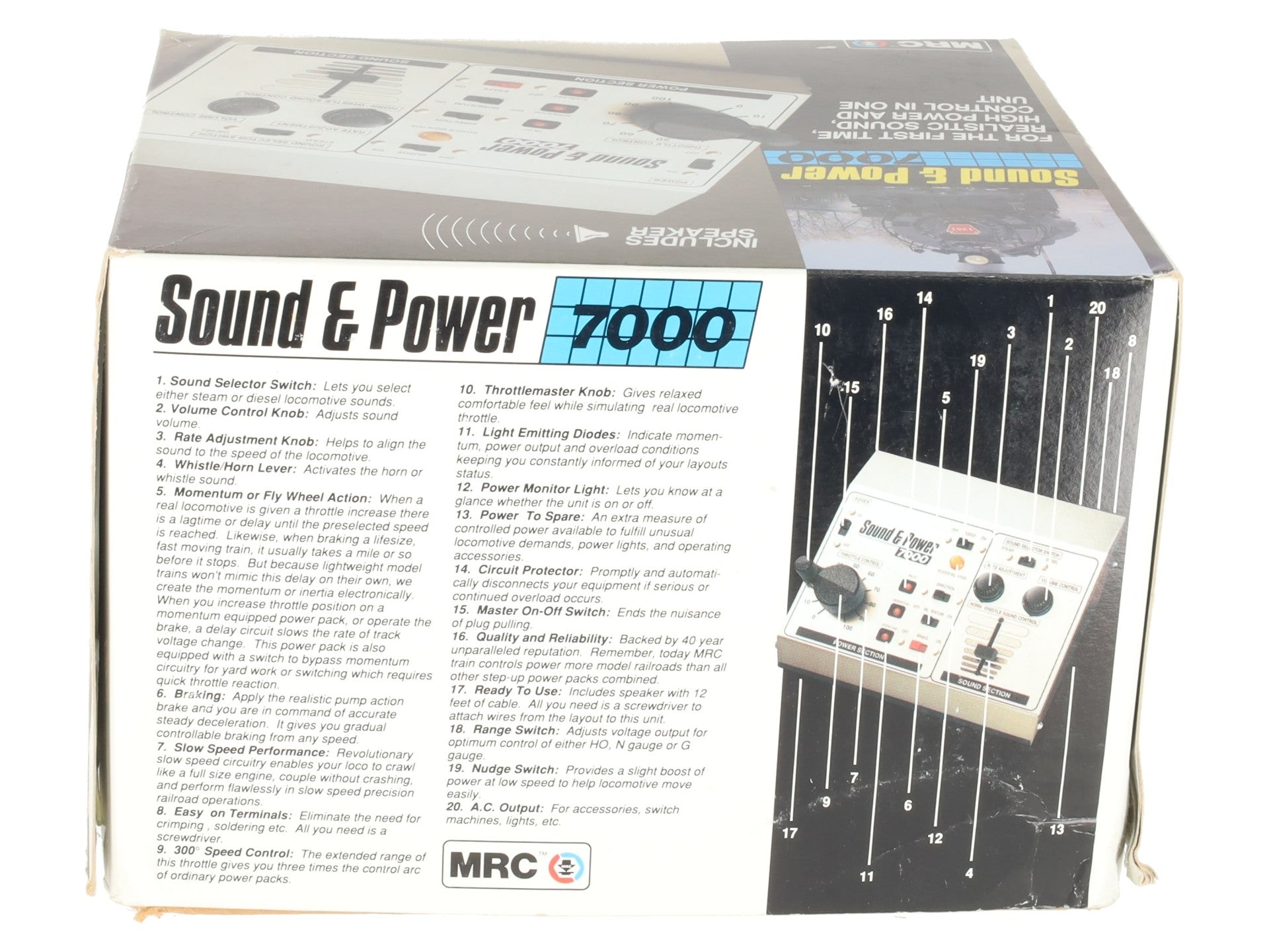 MRC AA333 Sound & Power 7000 Transformer VG/Box