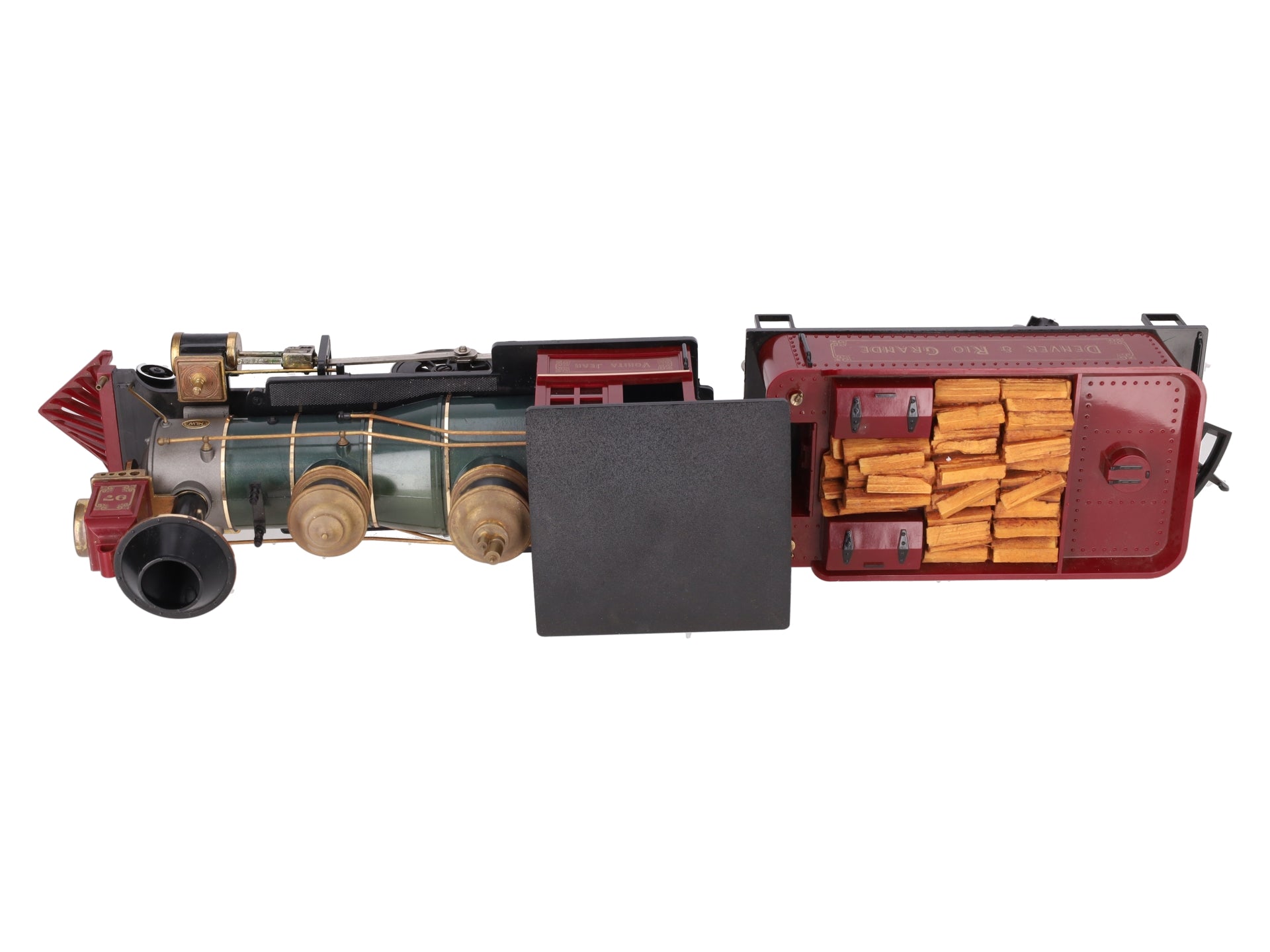 Hartland 09554 G Denver & Rio Grande Maroon 4-4-0 Steam Locomotive & Tender VG