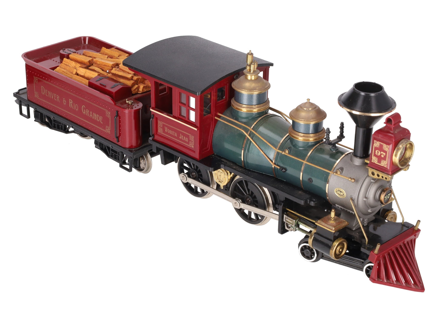 Hartland 09554 G Denver & Rio Grande Maroon 4-4-0 Steam Locomotive & Tender VG
