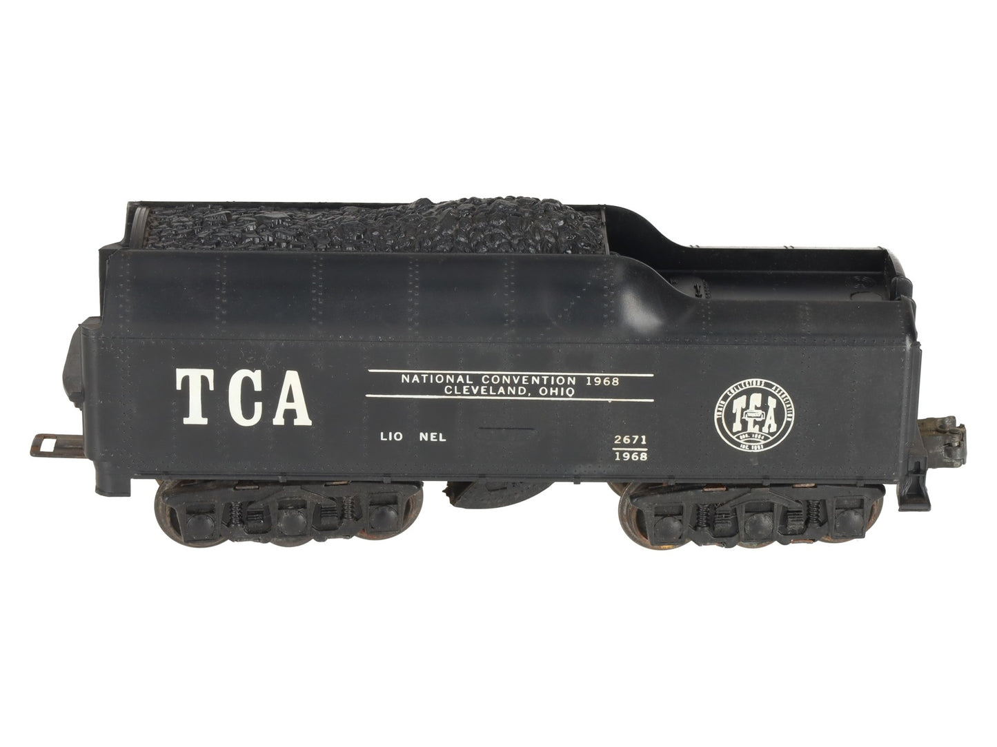 Lionel 2671W Vintage O TCA 1968 2671 Cleveland Tender with Whistle VG